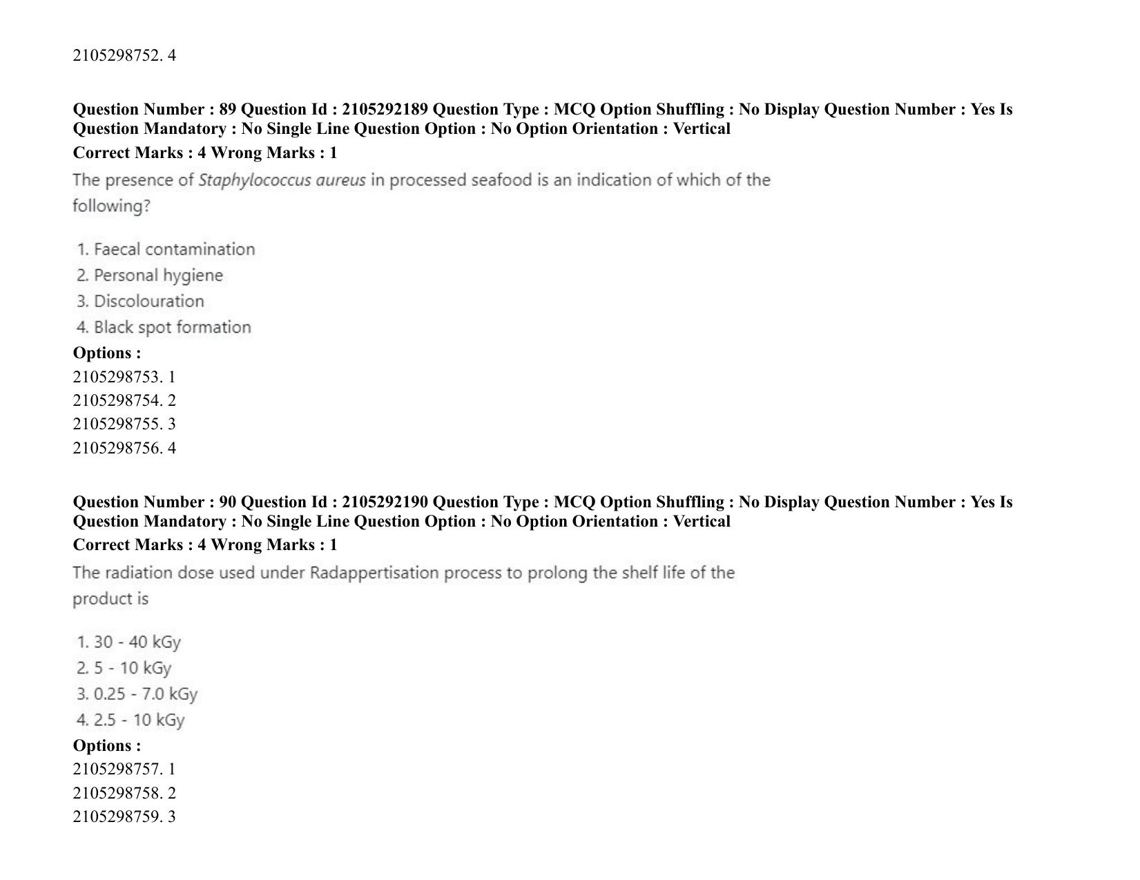 ICAR AIEEA PG 2020 FISHERIES SCIENCES Question Paper - Page 47