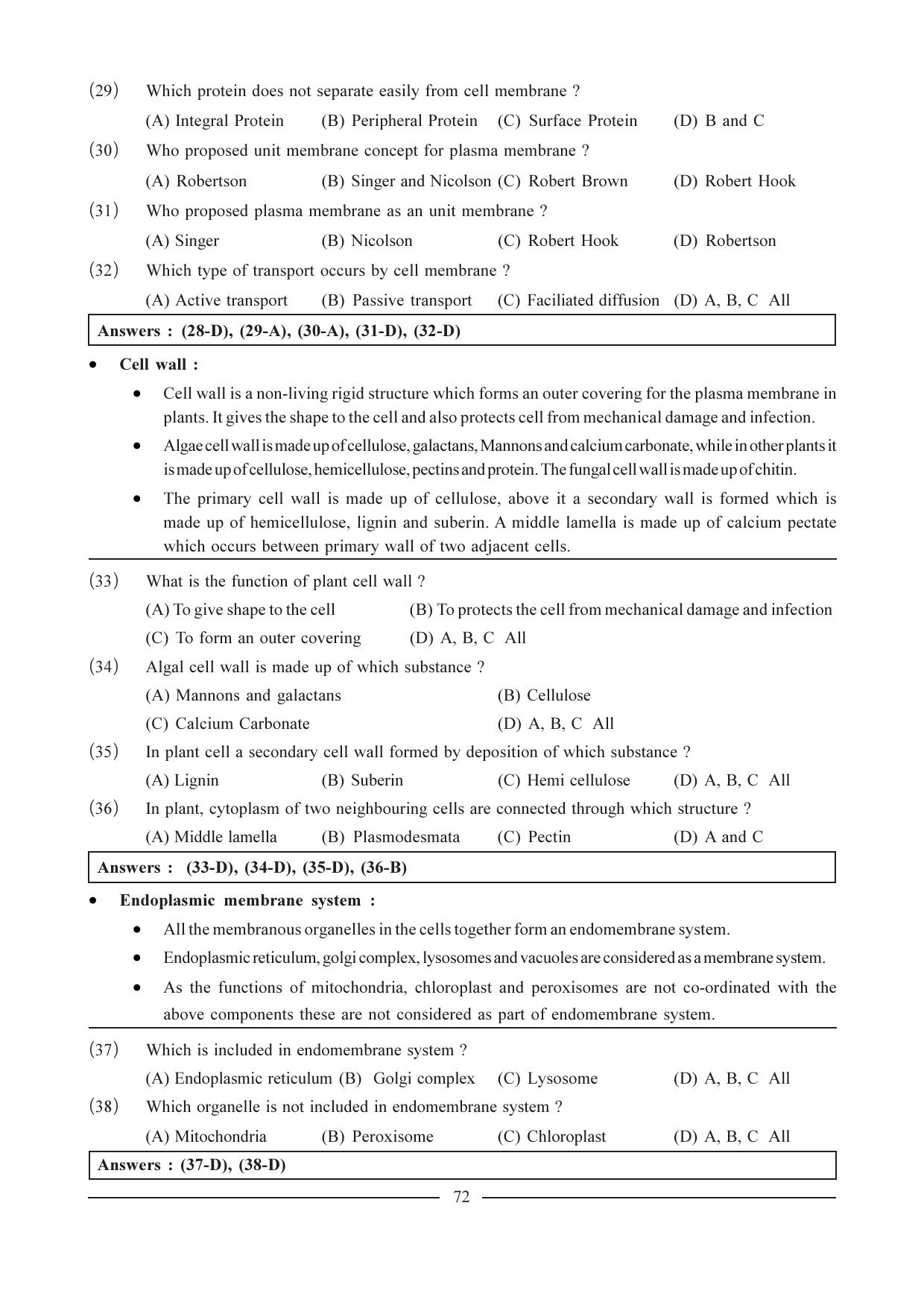 GSEB HSC Biology Question Paper (English Medium)- Chapter 5 - Page 5