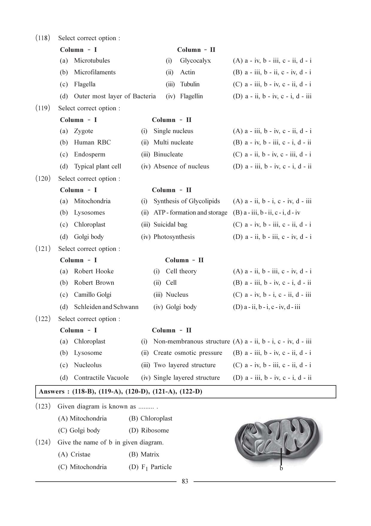 GSEB HSC Biology Question Paper (English Medium)- Chapter 5 - Page 16