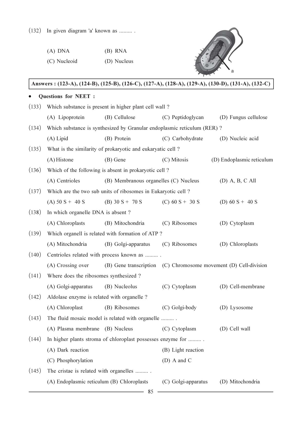 GSEB HSC Biology Question Paper (English Medium)- Chapter 5 - Page 18