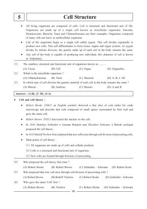 GSEB HSC Biology Question Paper (English Medium)- Chapter 5