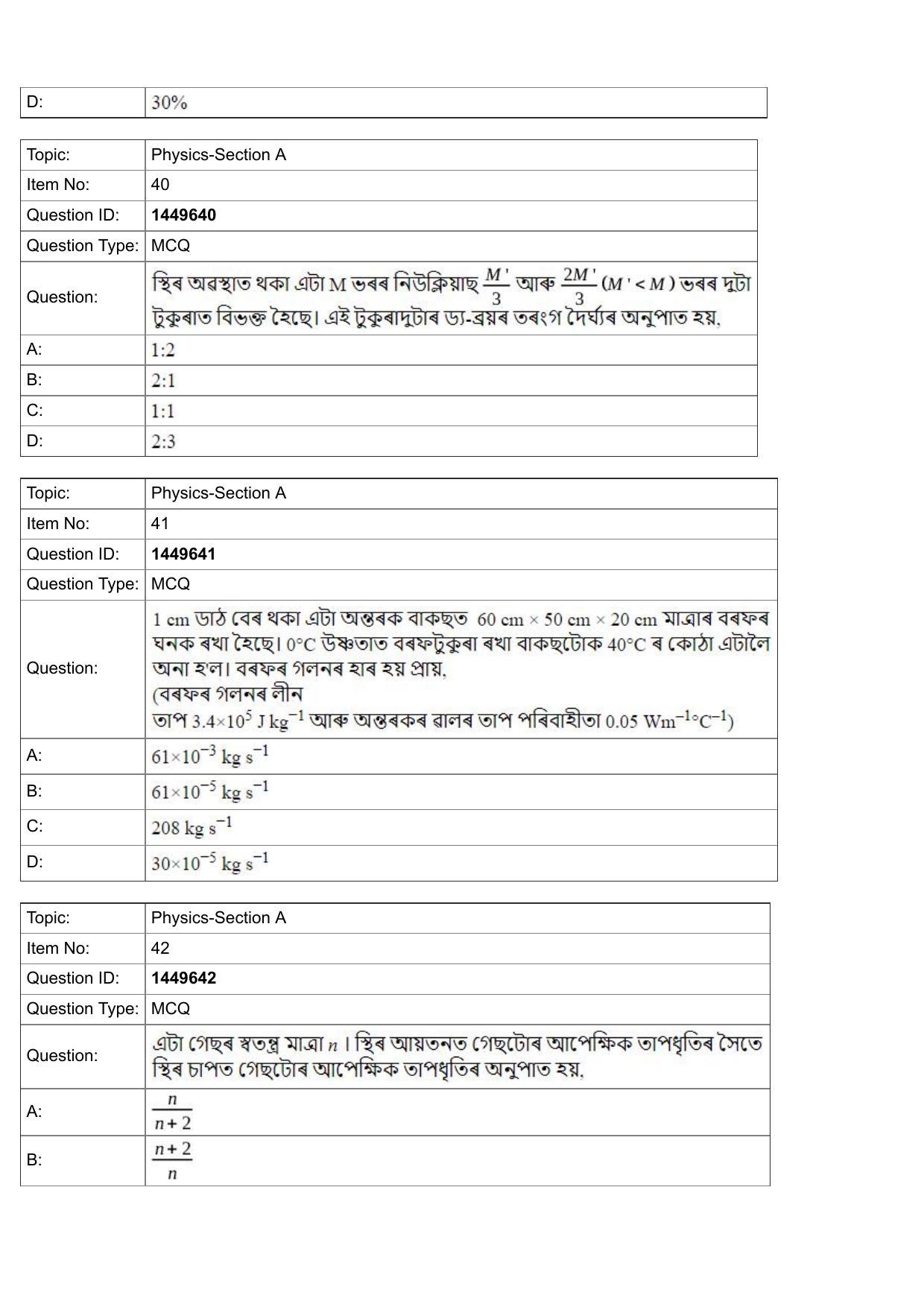 JEE Mains 2022: BTech Assamese (Shift 2) 26-07-2022 Question Paper - Page 14