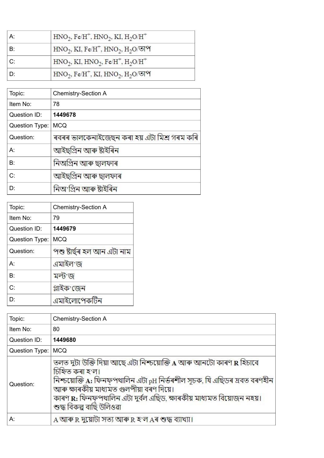 JEE Mains 2022: BTech Assamese (Shift 2) 26-07-2022 Question Paper - Page 28