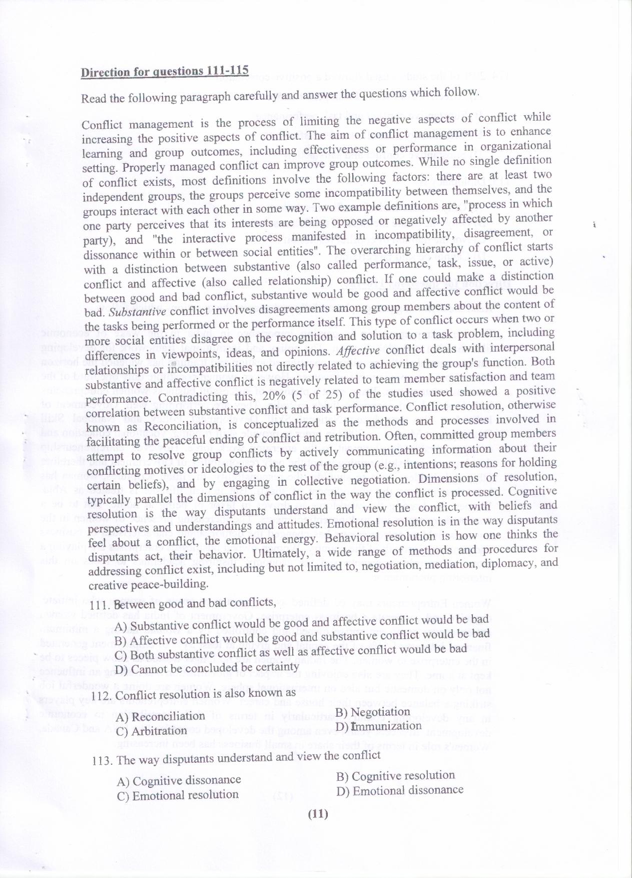 PU MET 2015 Question Booklet with Key - Page 12