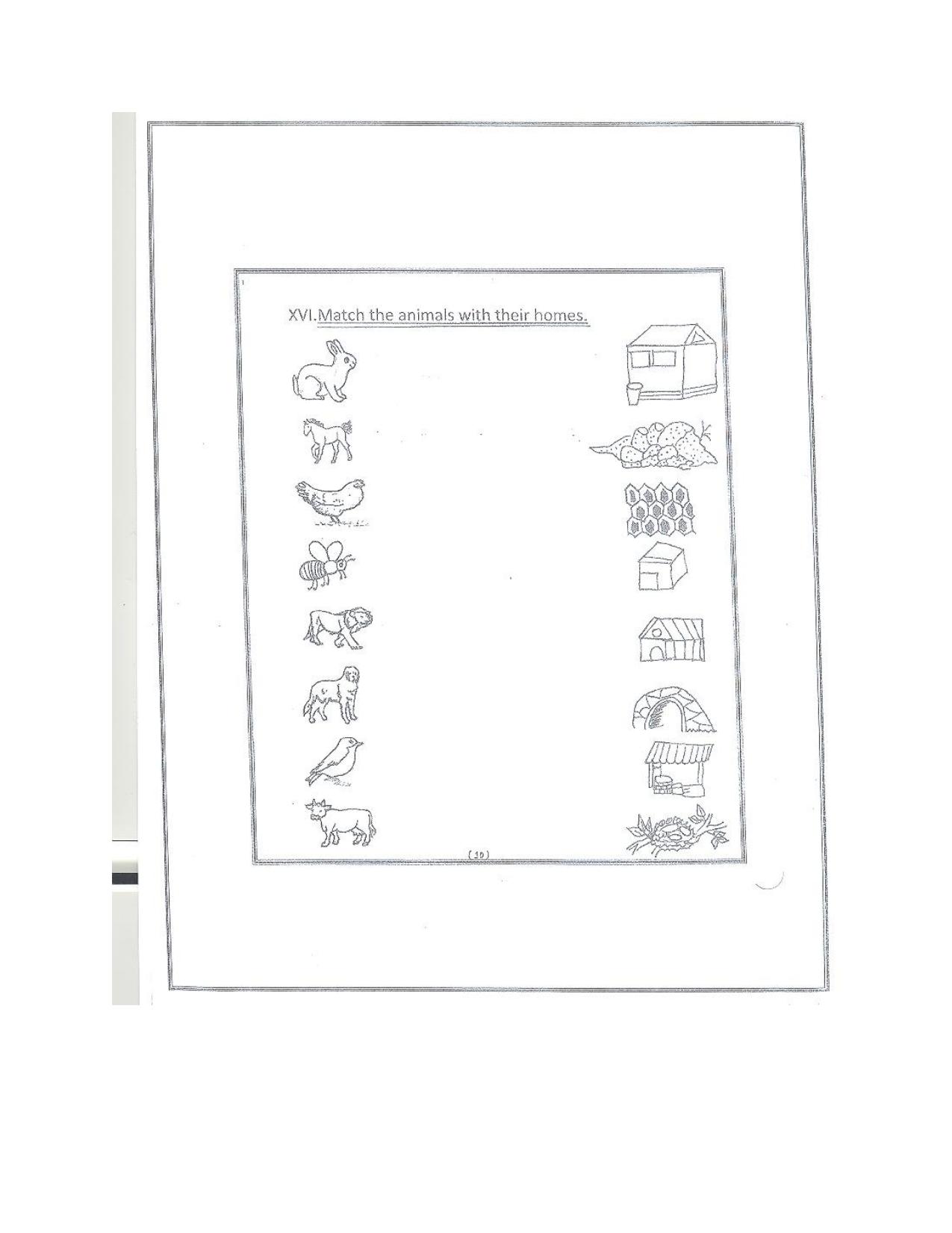 Worksheet for Class 1 English Assignment 73 - Page 10