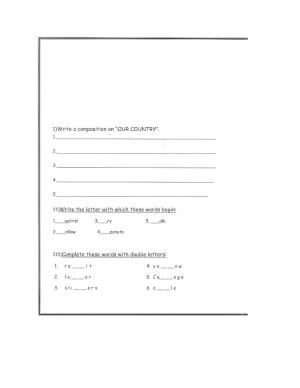 Worksheet for Class 1 English Assignment 73