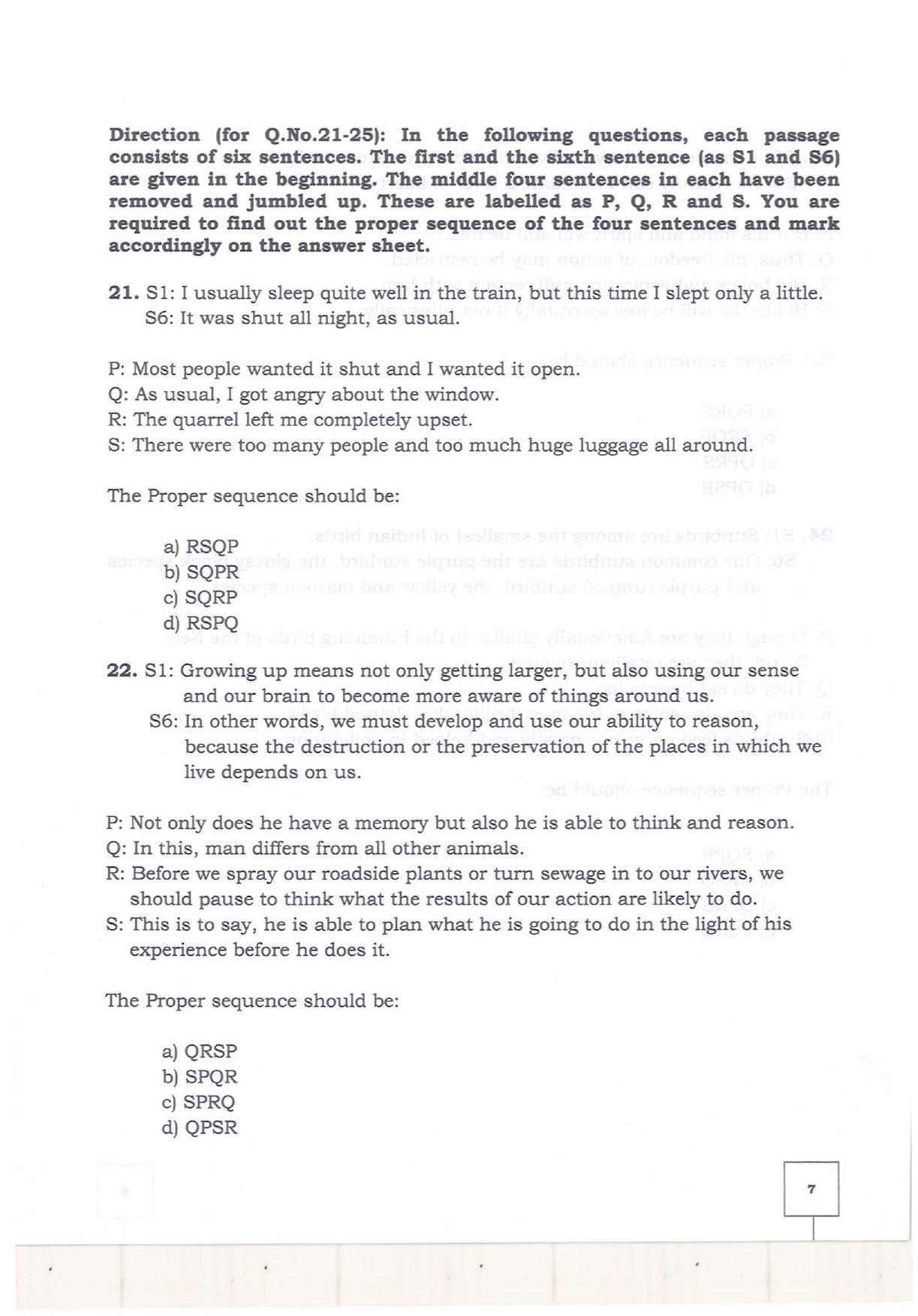 KMAT Question Papers - June 2019 - Page 5
