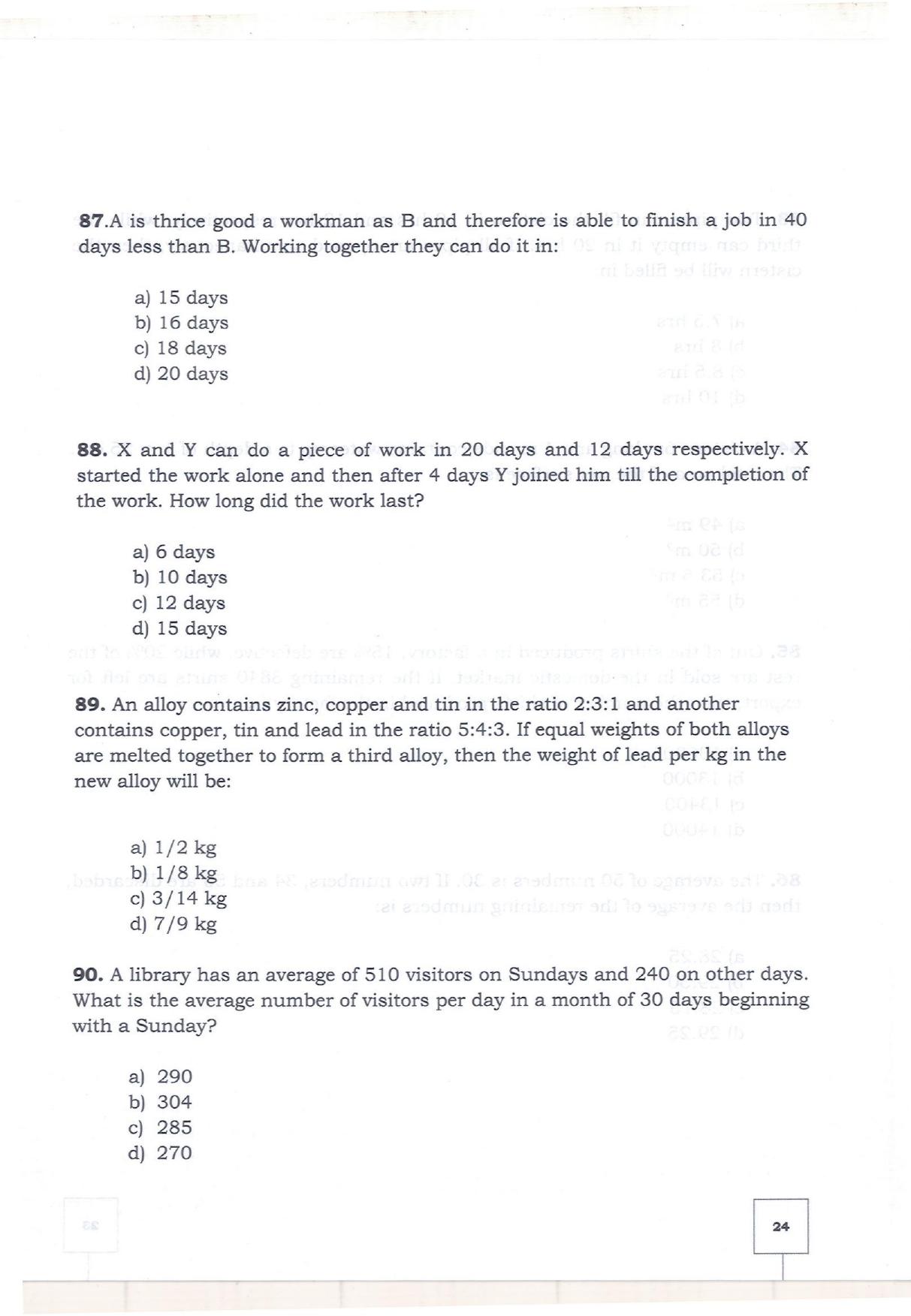KMAT Question Papers - June 2019 - Page 22