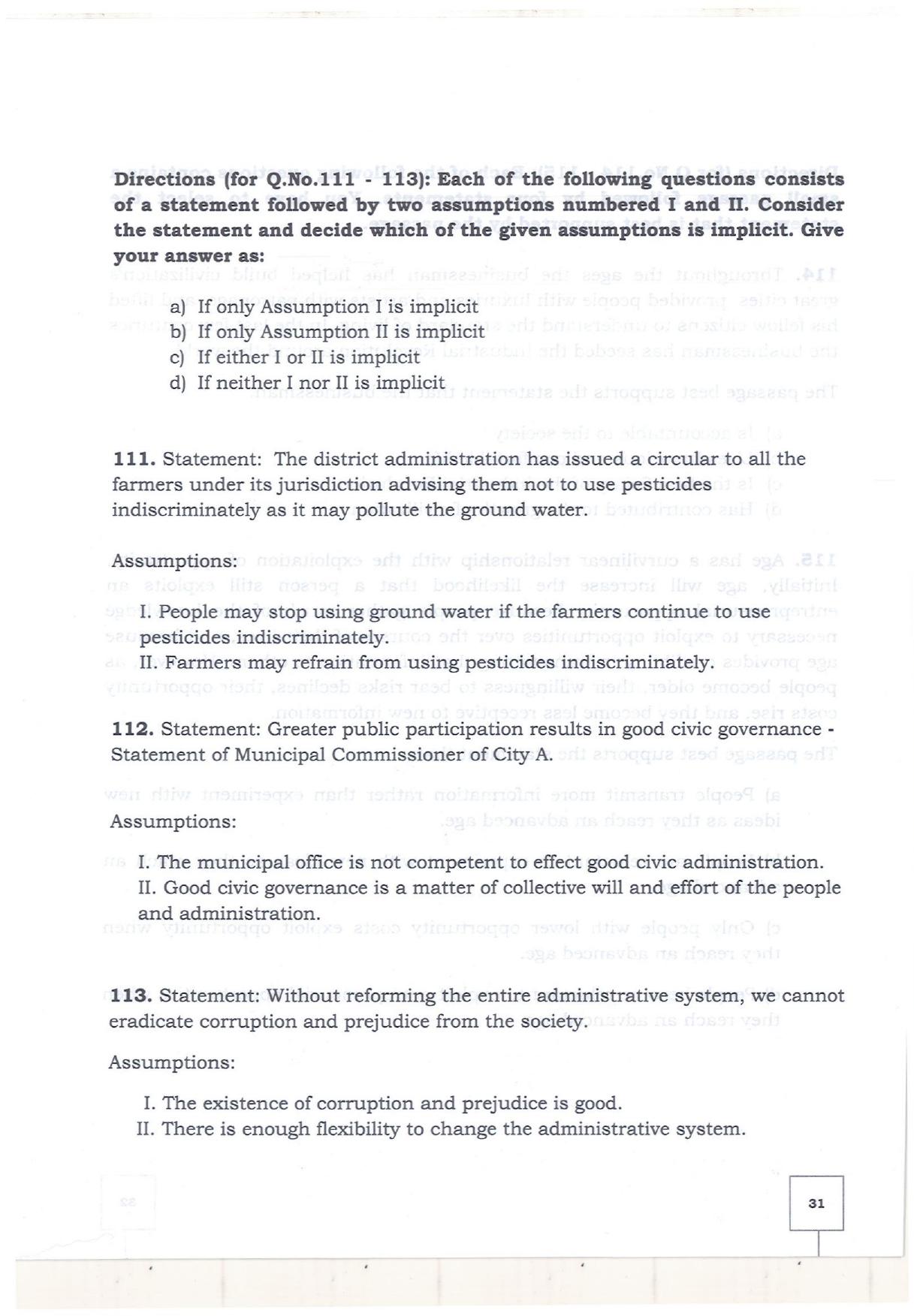 KMAT Question Papers - June 2019 - Page 29
