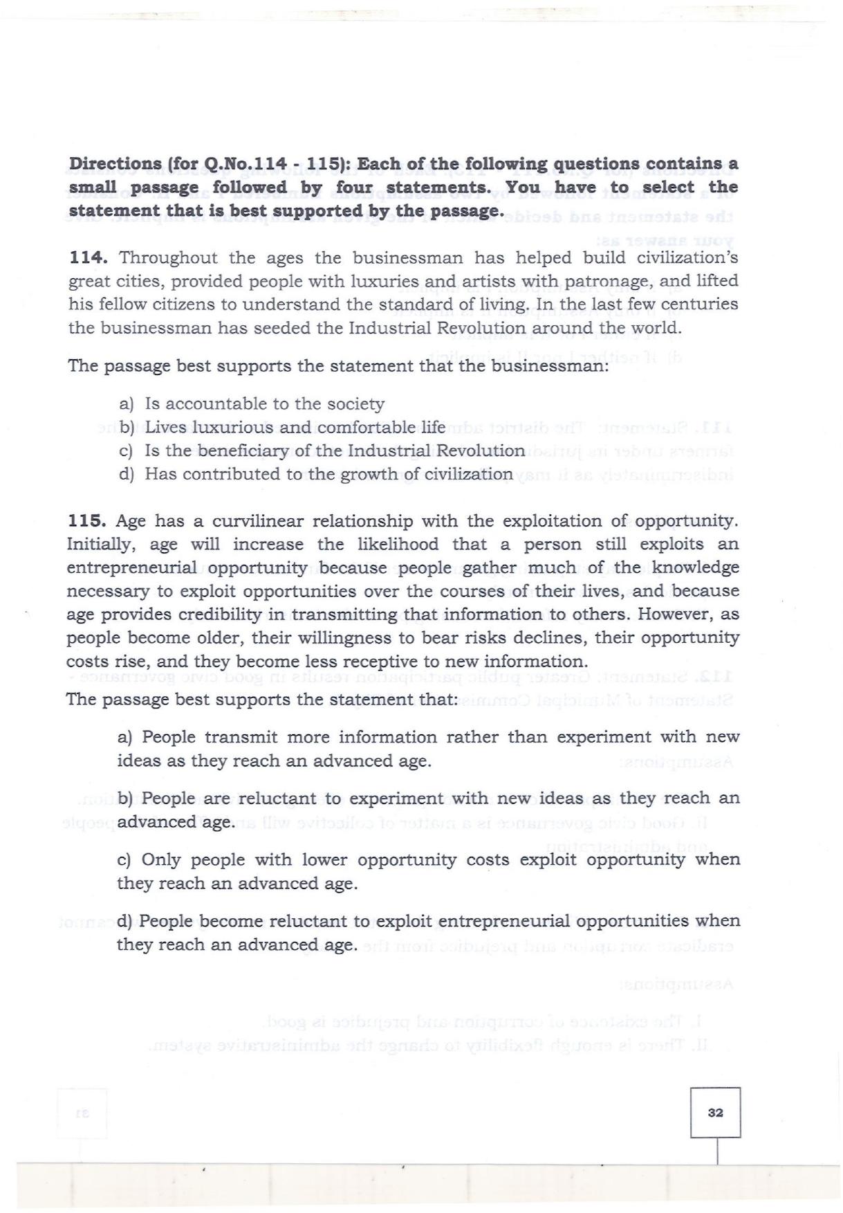 KMAT Question Papers - June 2019 - Page 30