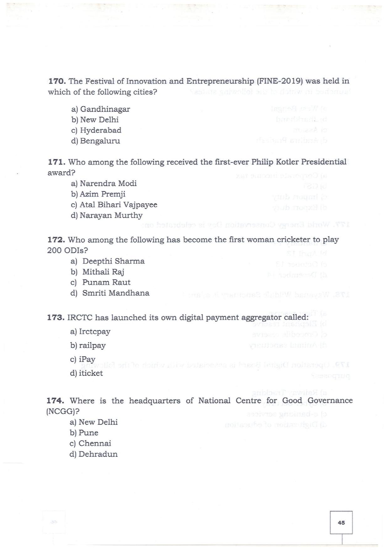 KMAT Question Papers - June 2019 - Page 43