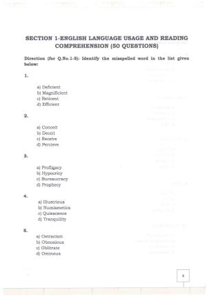 KMAT Question Papers - June 2019