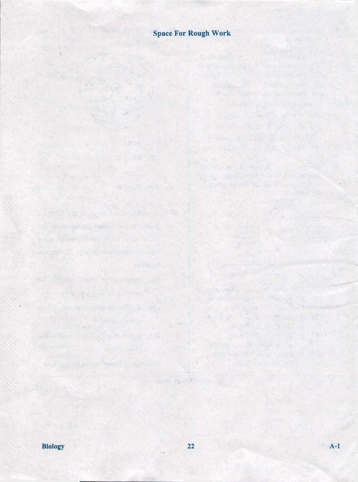 KCET Biology 2020 Question Papers - Page 22