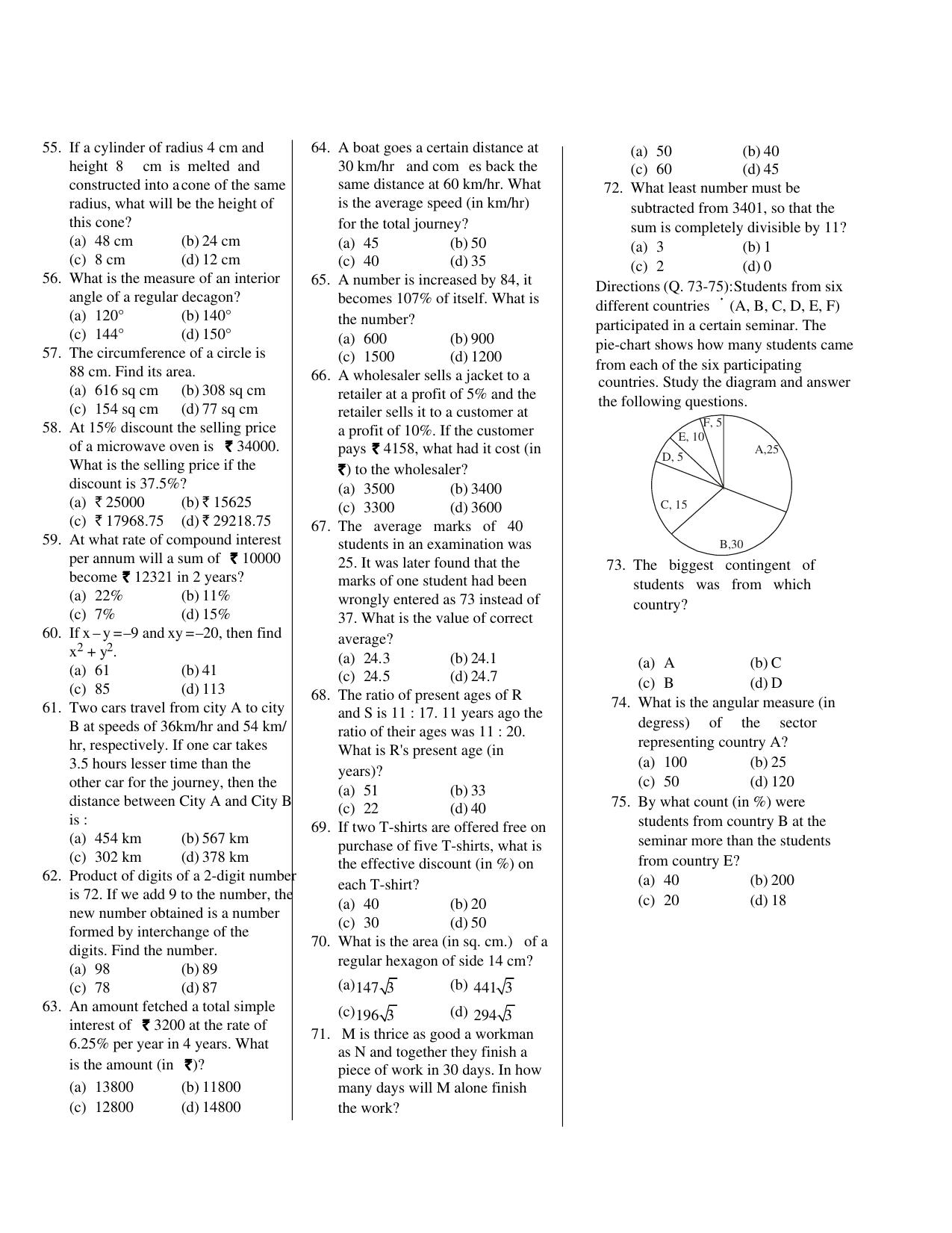 CUET General Knowledge Sample Paper 11 - Page 4