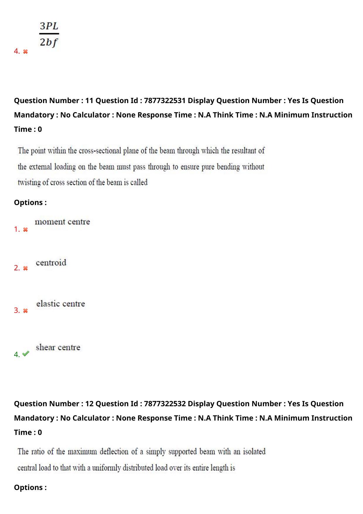 AP PGECET 2023 CE - CIVIL ENGINEERING Question Paper with Preliminary Key - Page 9