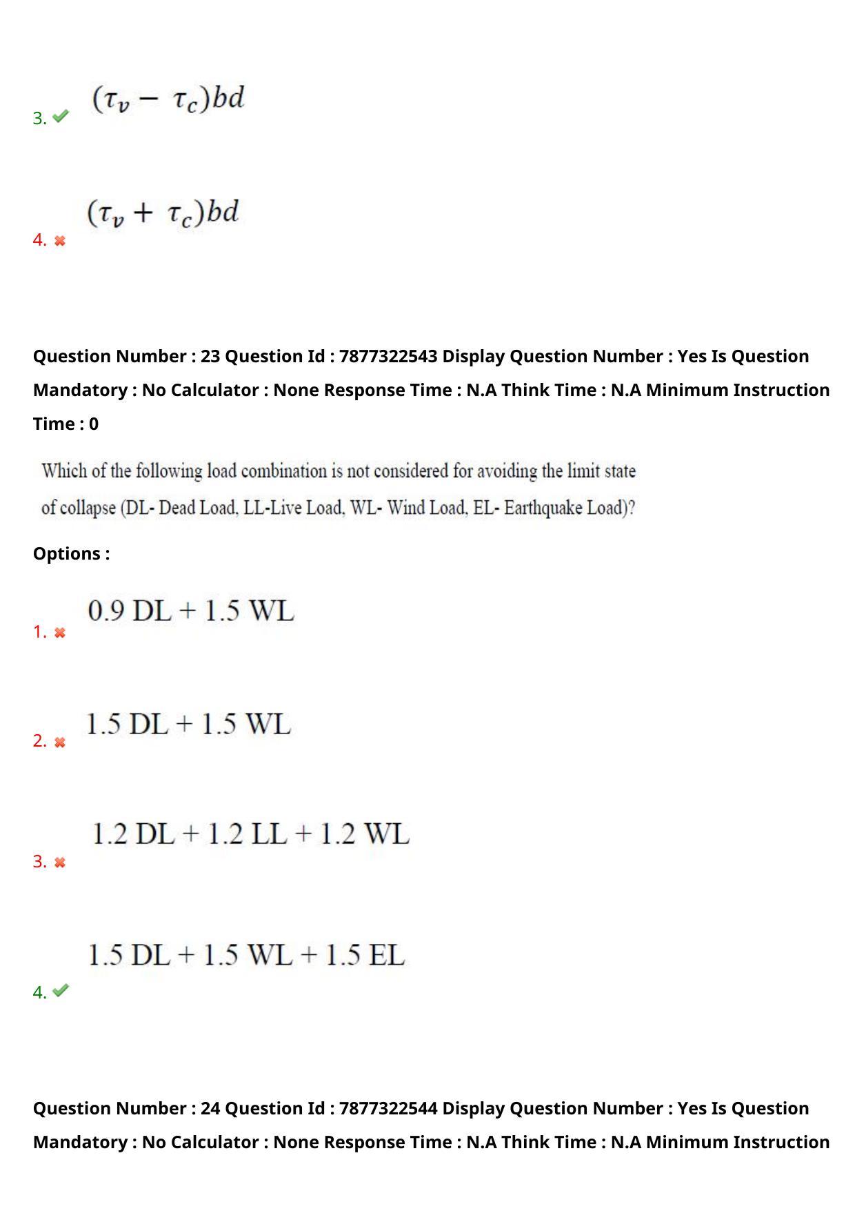 AP PGECET 2023 CE - CIVIL ENGINEERING Question Paper with Preliminary Key - Page 16