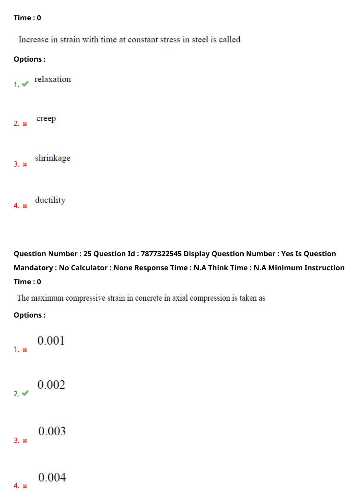 AP PGECET 2023 CE - CIVIL ENGINEERING Question Paper with Preliminary Key - Page 17