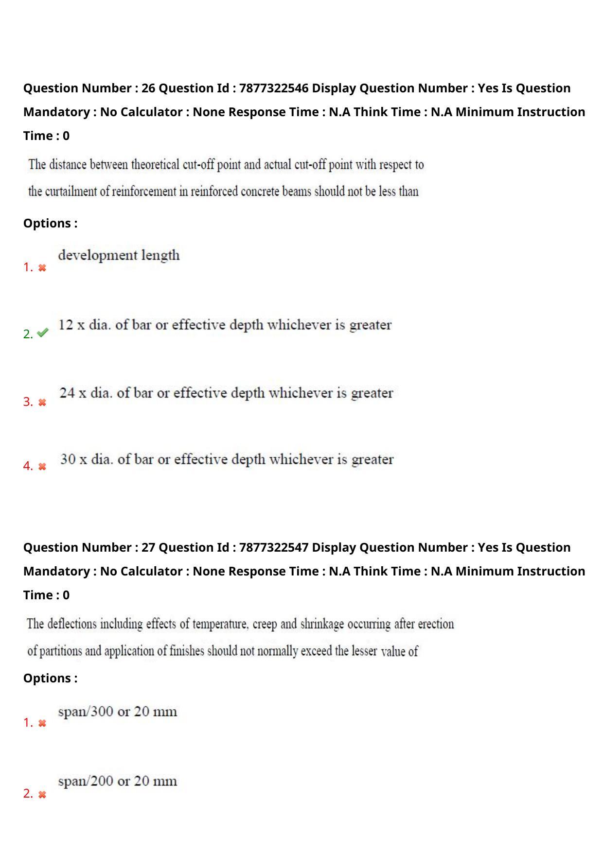 AP PGECET 2023 CE - CIVIL ENGINEERING Question Paper with Preliminary Key - Page 18