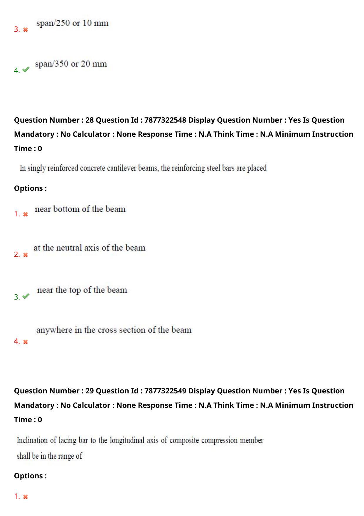 AP PGECET 2023 CE - CIVIL ENGINEERING Question Paper with Preliminary Key - Page 19