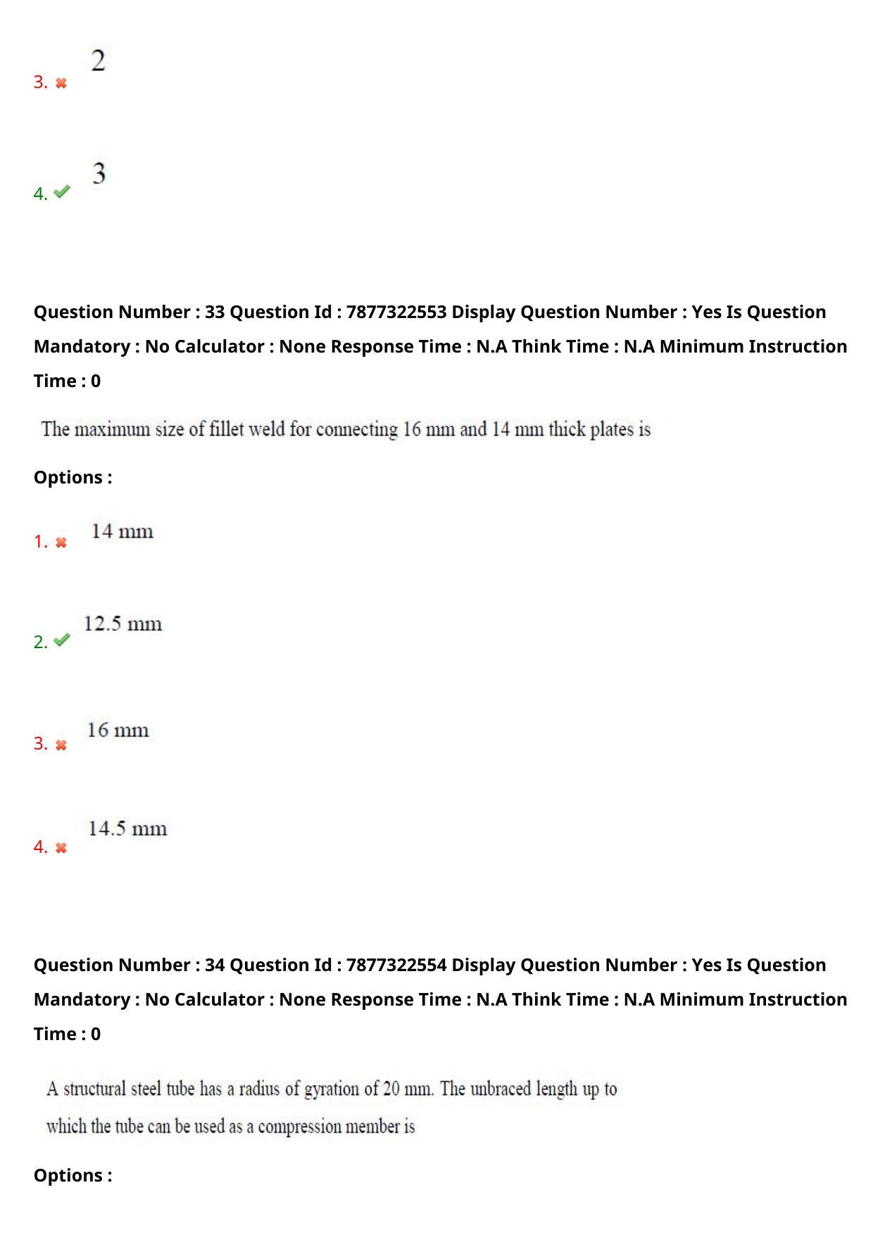 AP PGECET 2023 CE - CIVIL ENGINEERING Question Paper with Preliminary Key - Page 22