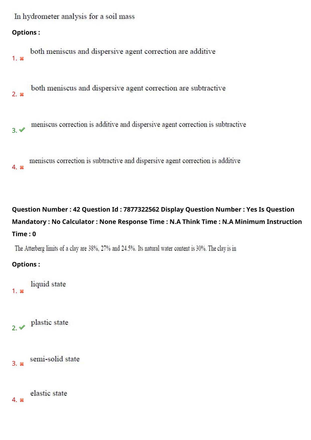 AP PGECET 2023 CE - CIVIL ENGINEERING Question Paper with Preliminary Key - Page 27