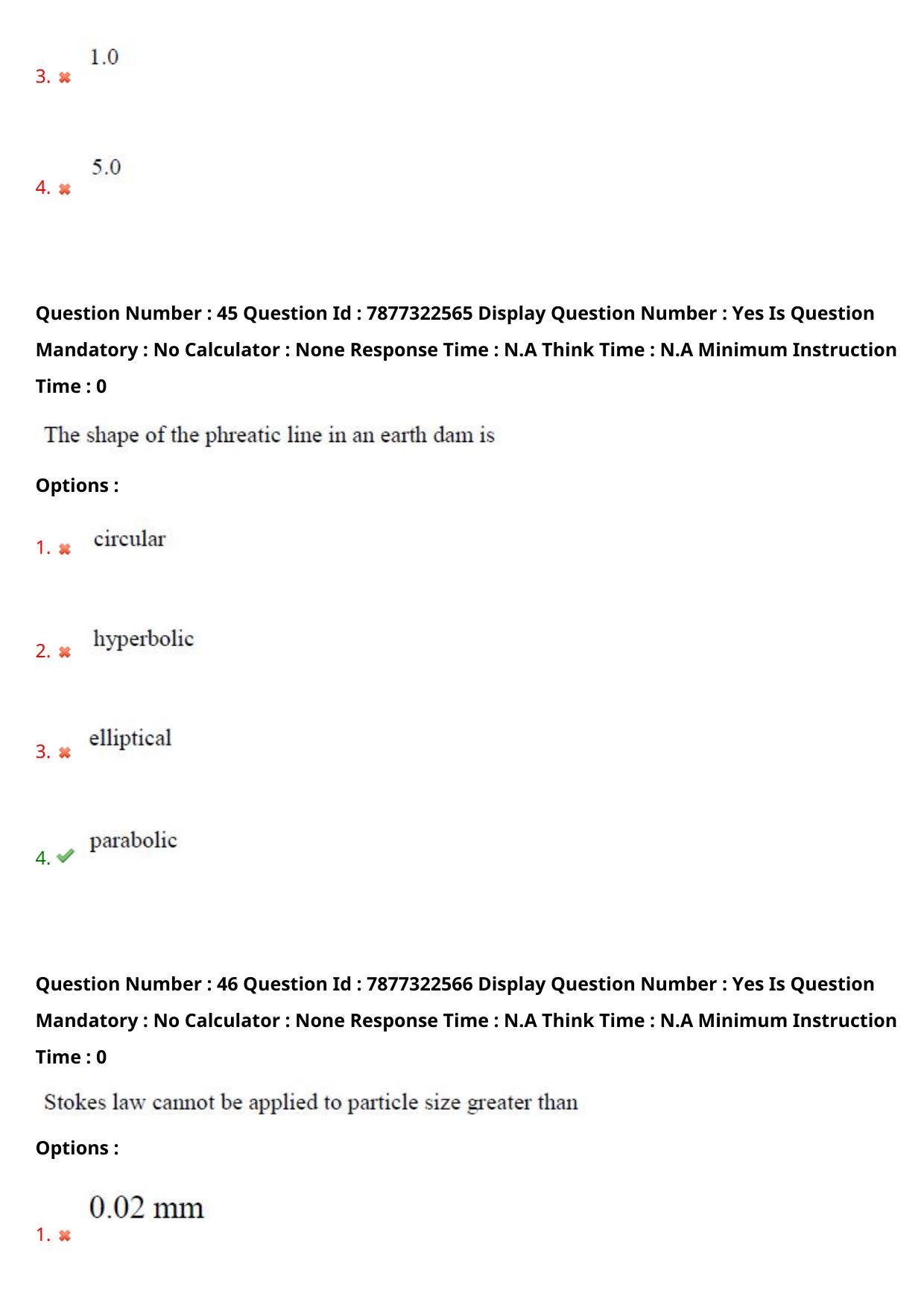 AP PGECET 2023 CE - CIVIL ENGINEERING Question Paper with Preliminary Key - Page 29