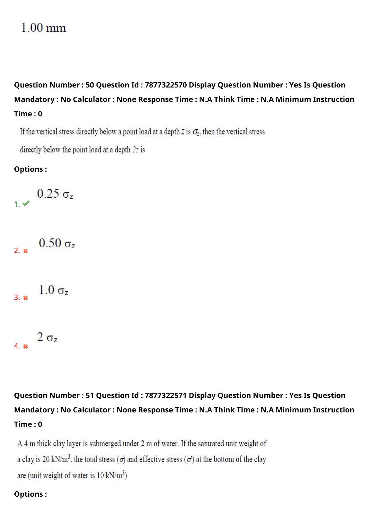 AP PGECET 2023 CE - CIVIL ENGINEERING Question Paper with Preliminary Key - Page 32