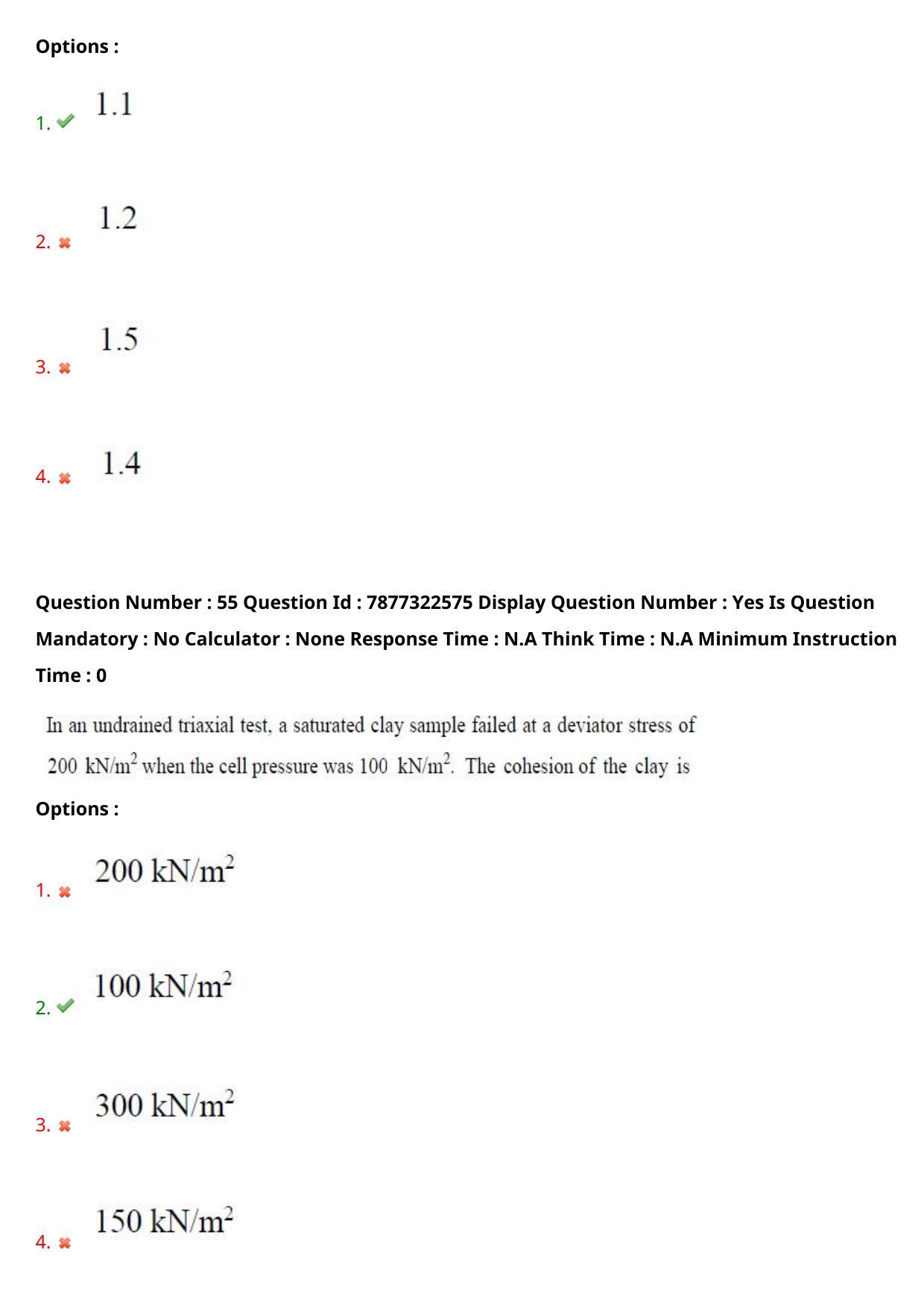AP PGECET 2023 CE - CIVIL ENGINEERING Question Paper with Preliminary Key - Page 35