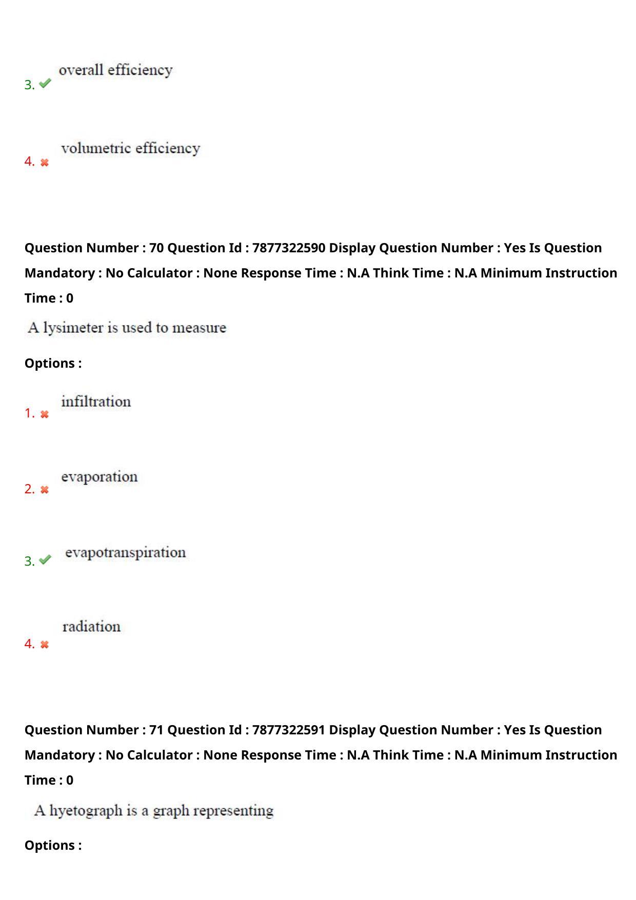 AP PGECET 2023 CE - CIVIL ENGINEERING Question Paper with Preliminary Key - Page 44