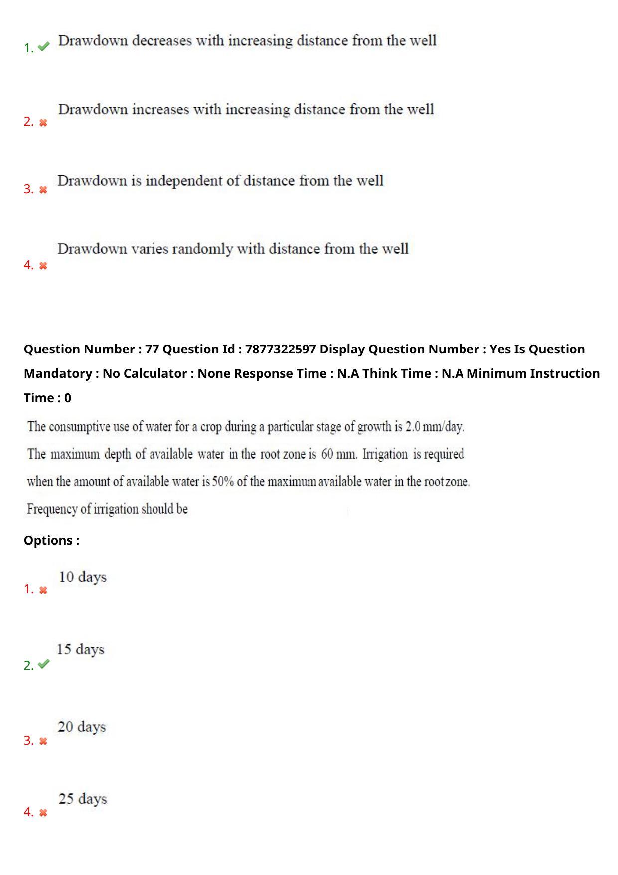 AP PGECET 2023 CE - CIVIL ENGINEERING Question Paper with Preliminary Key - Page 48