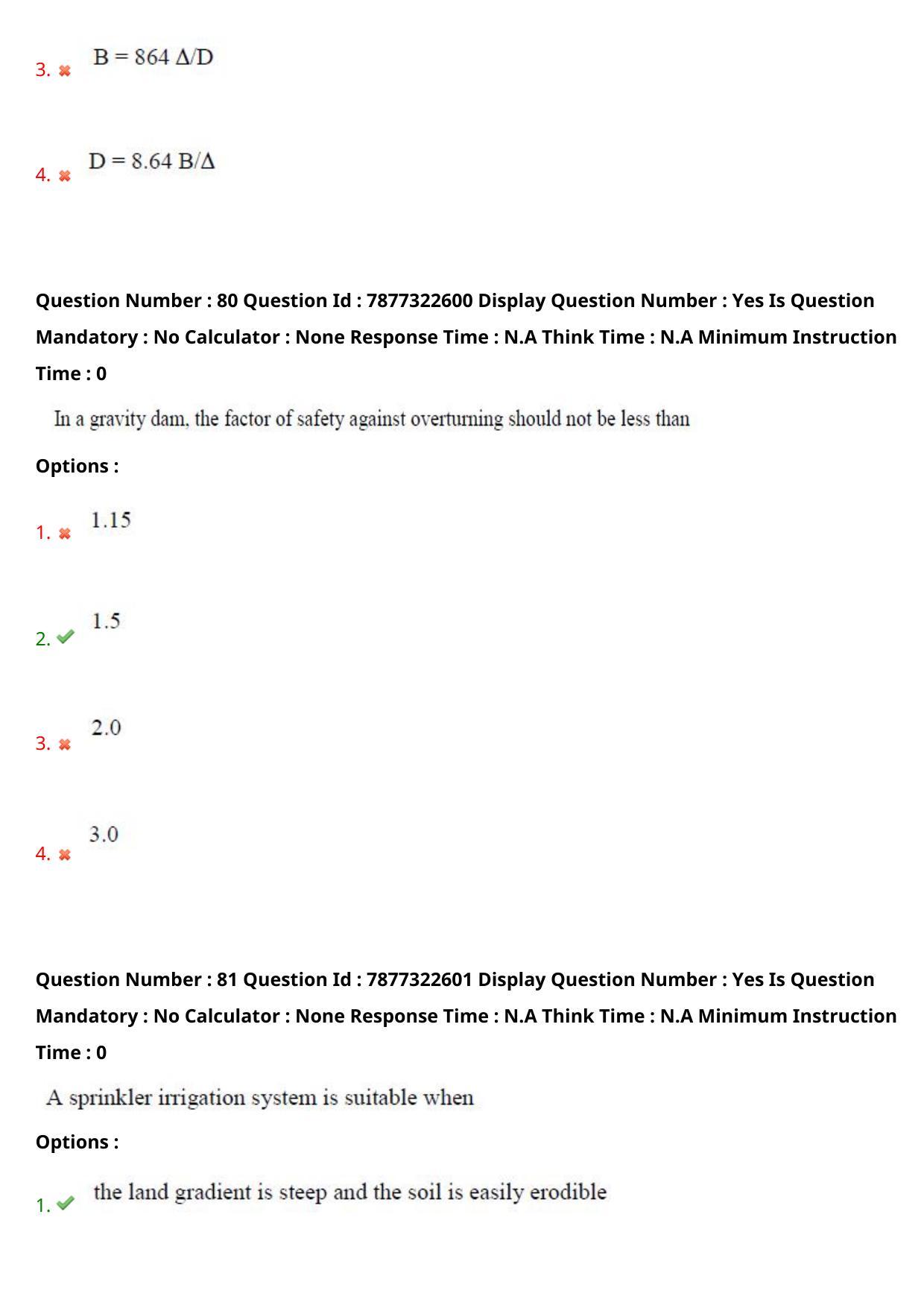 AP PGECET 2023 CE - CIVIL ENGINEERING Question Paper with Preliminary Key - Page 50