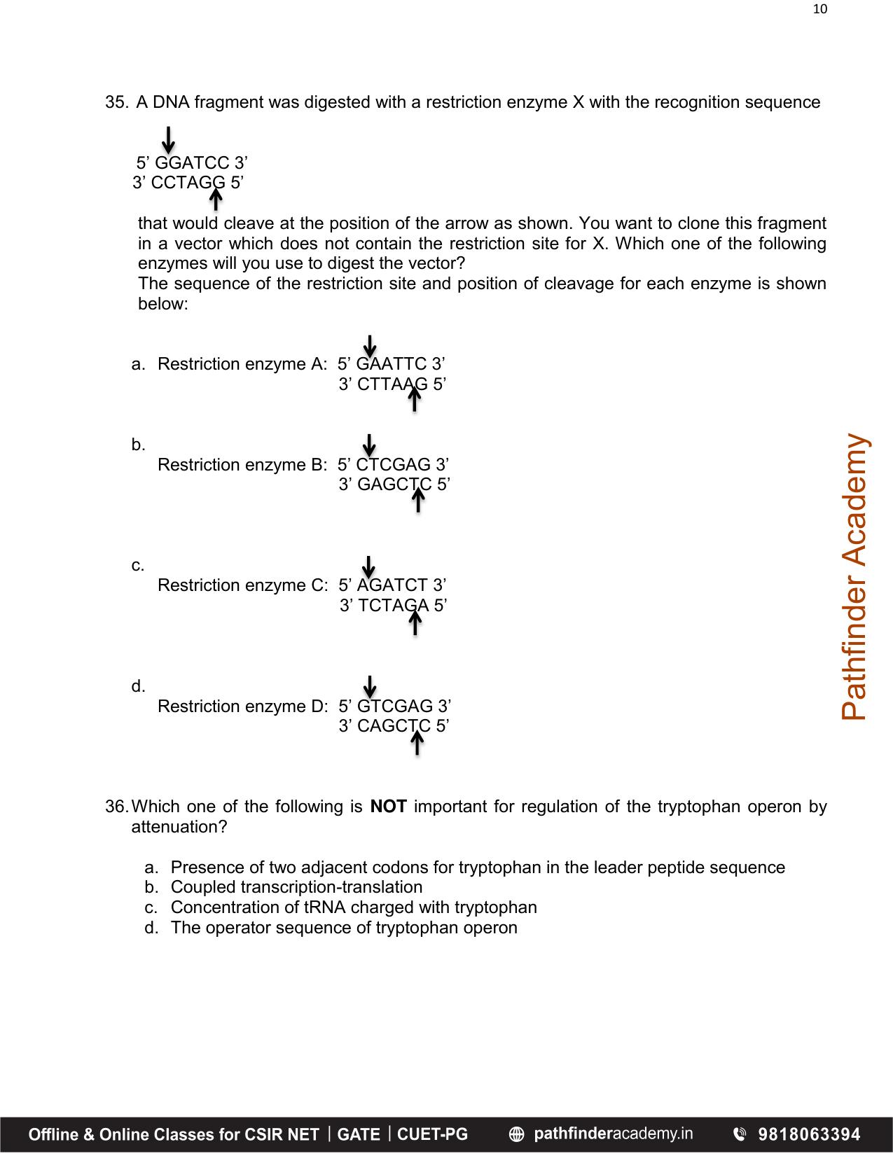 BET 2017 Question Paper - Page 10