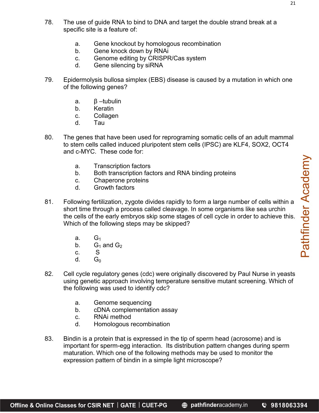 BET 2017 Question Paper - Page 21