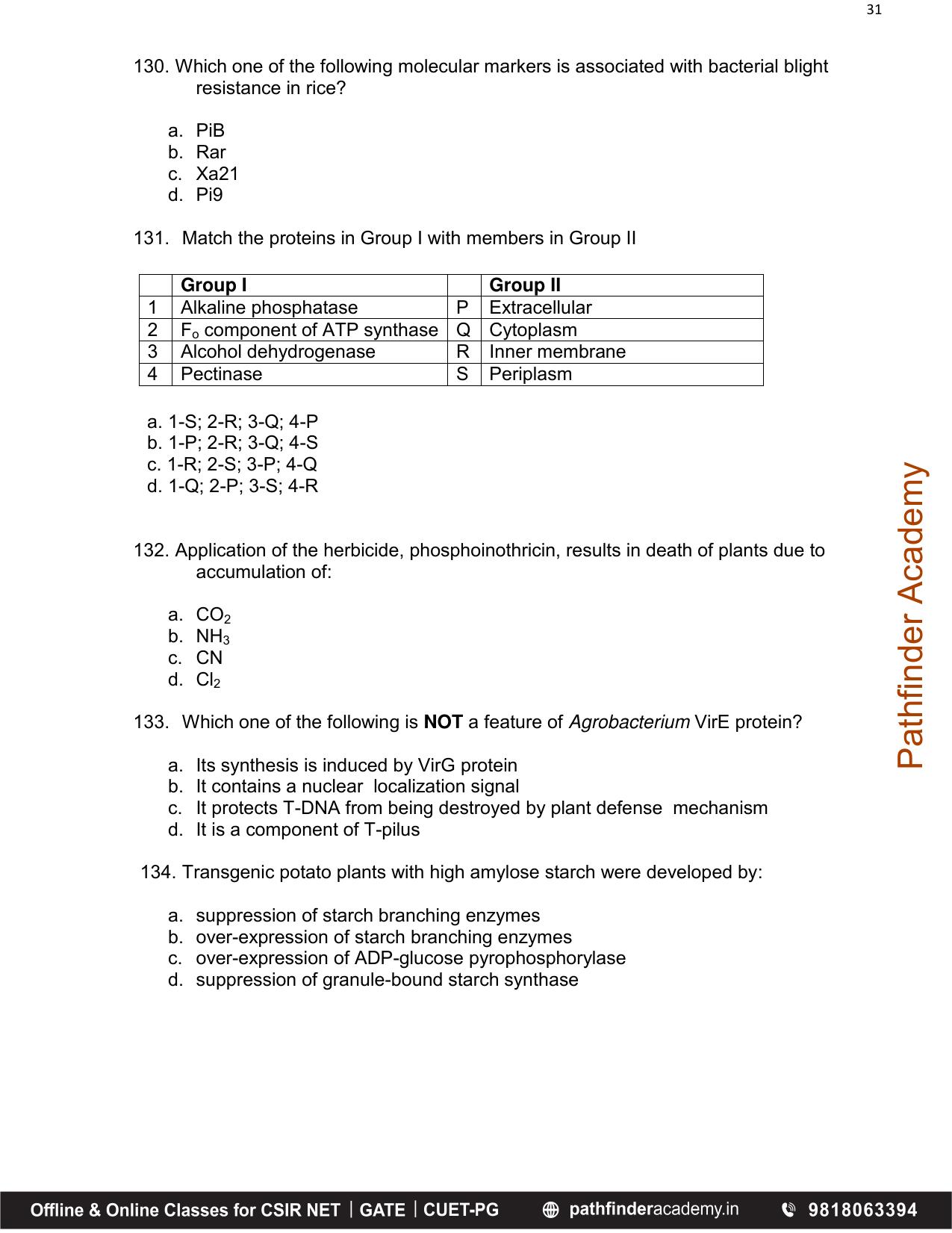 BET 2017 Question Paper - Page 31