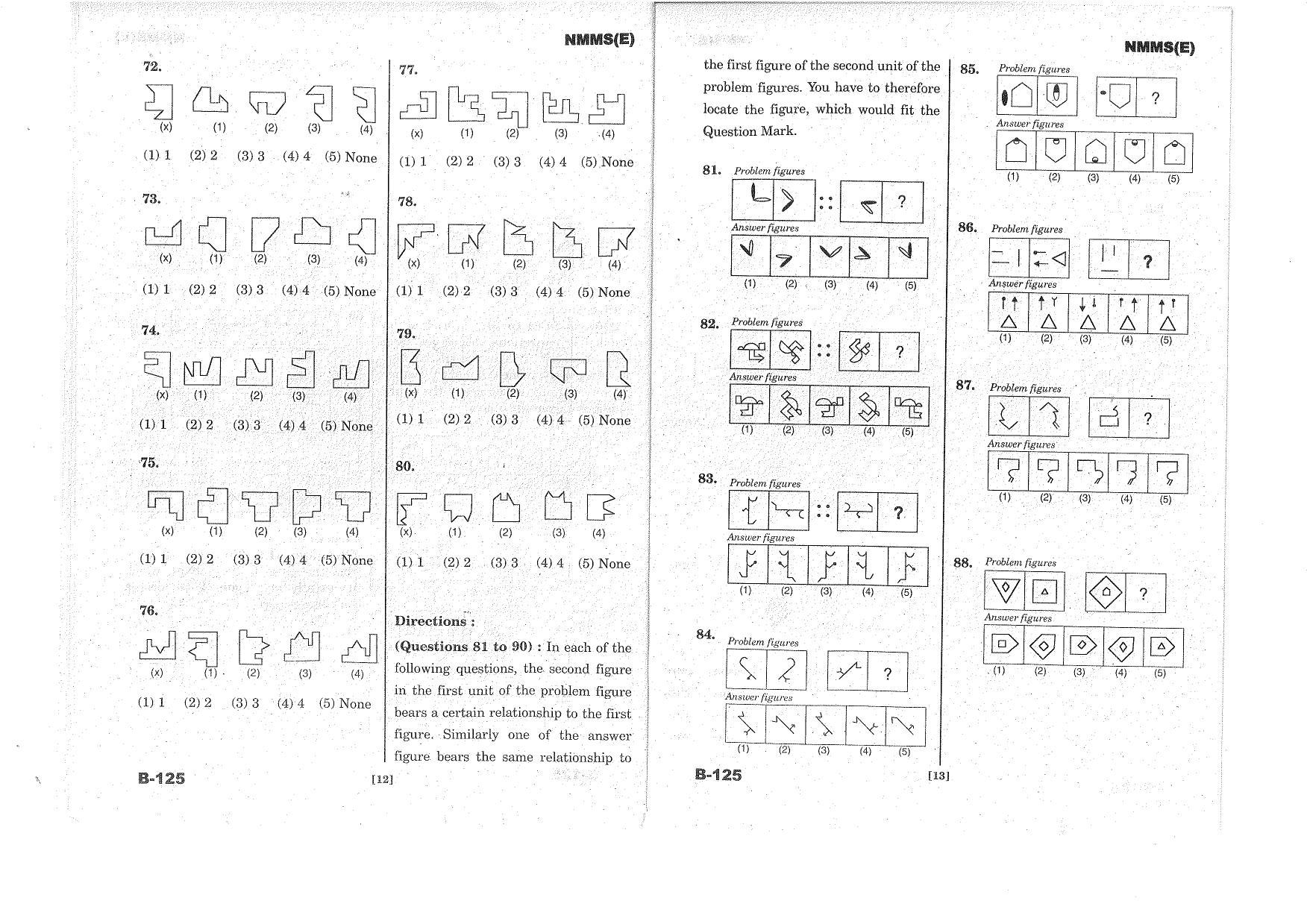 MAT - SAT English Nov 2017 Class 8 Andhra Pradesh NMMS Question Papers - Page 7