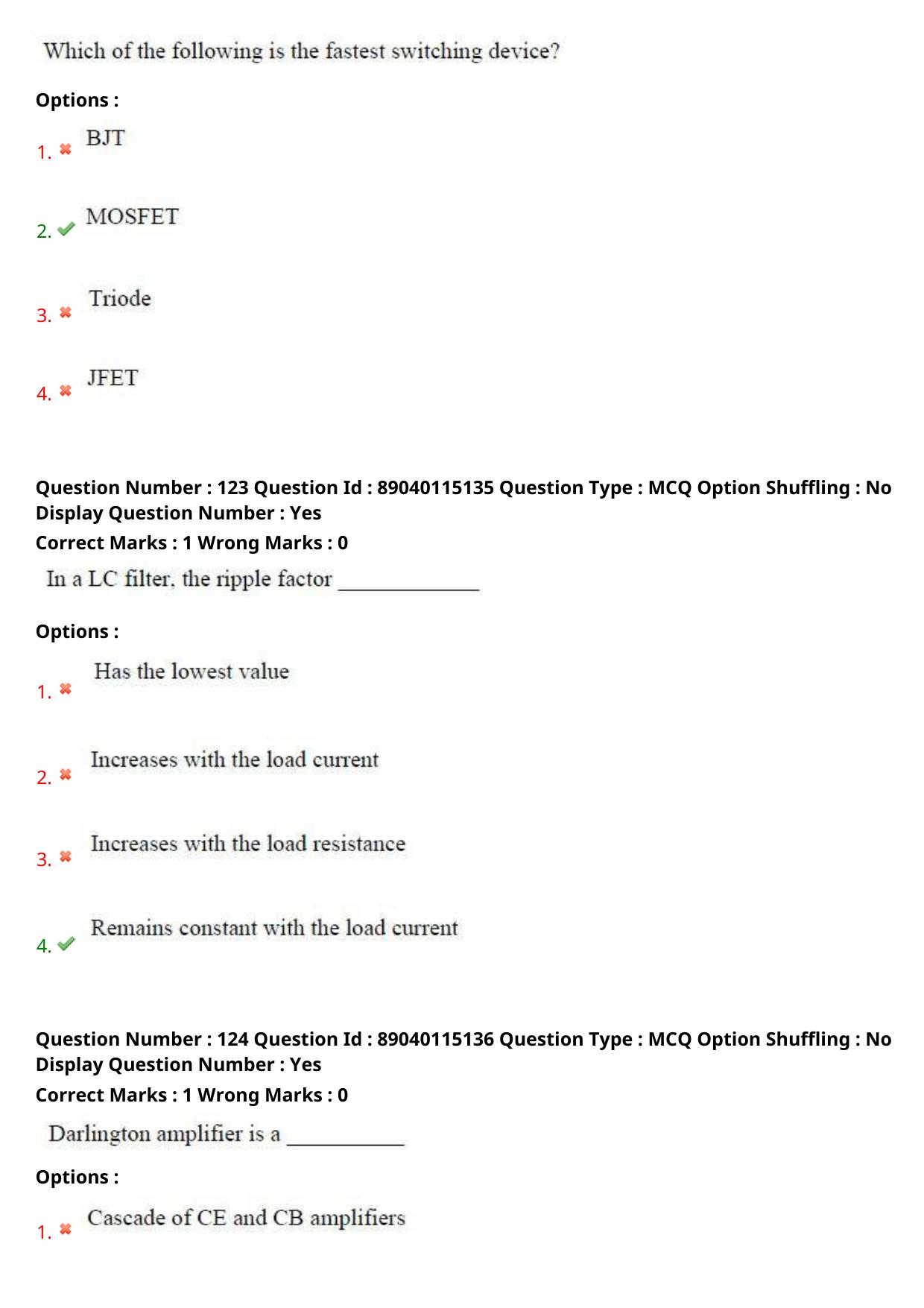 AP ECET 2025 Electronics And Instrumentation Engineering 06th May 2025 (Shift 2) Question Paper wth Key - Page 60