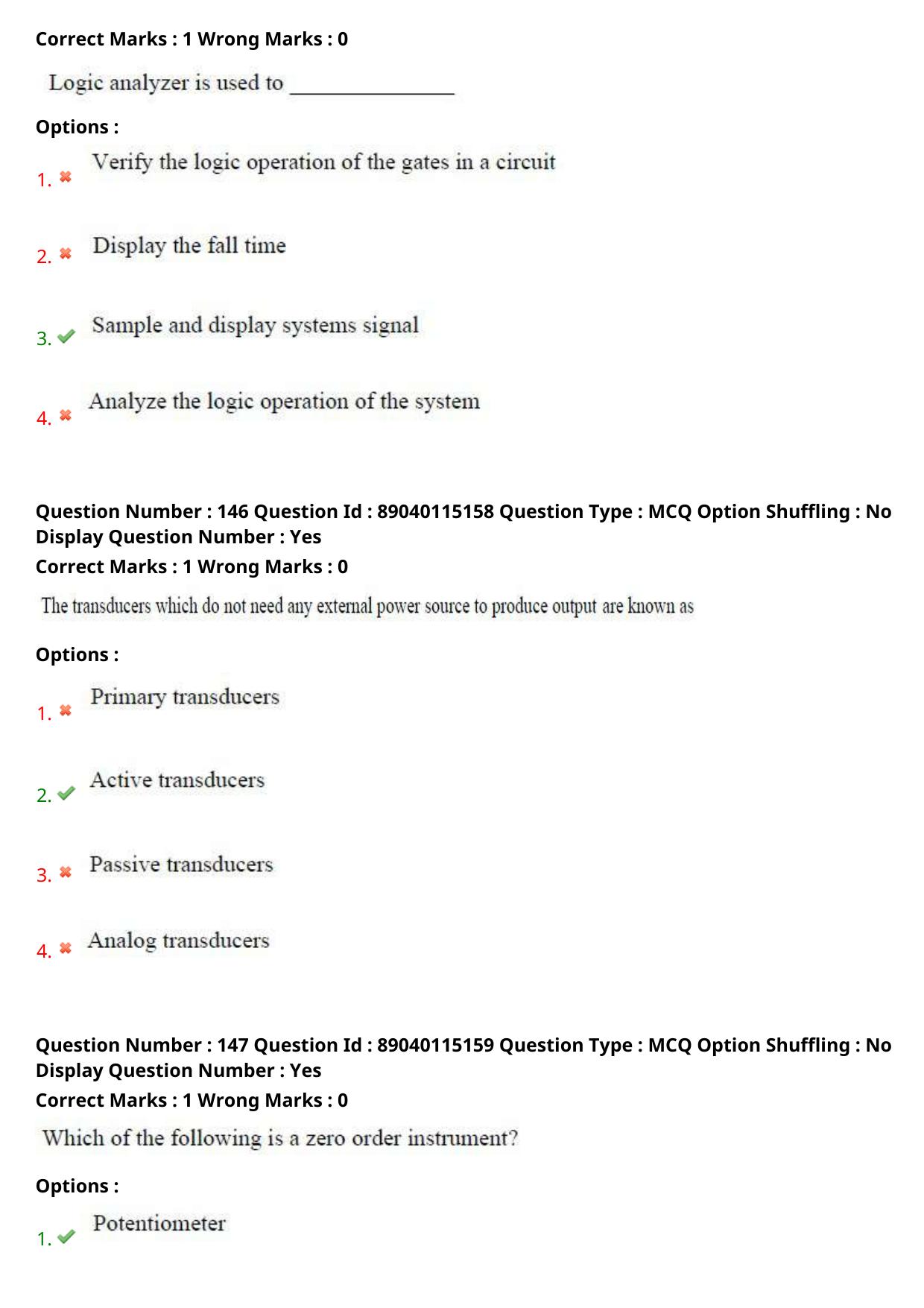 AP ECET 2025 Electronics And Instrumentation Engineering 06th May 2025 (Shift 2) Question Paper wth Key - Page 70