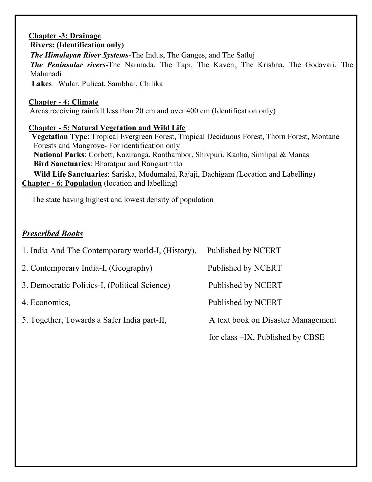 Edudel Class 9 Social Science (English Medium) Syllabus - Page 9