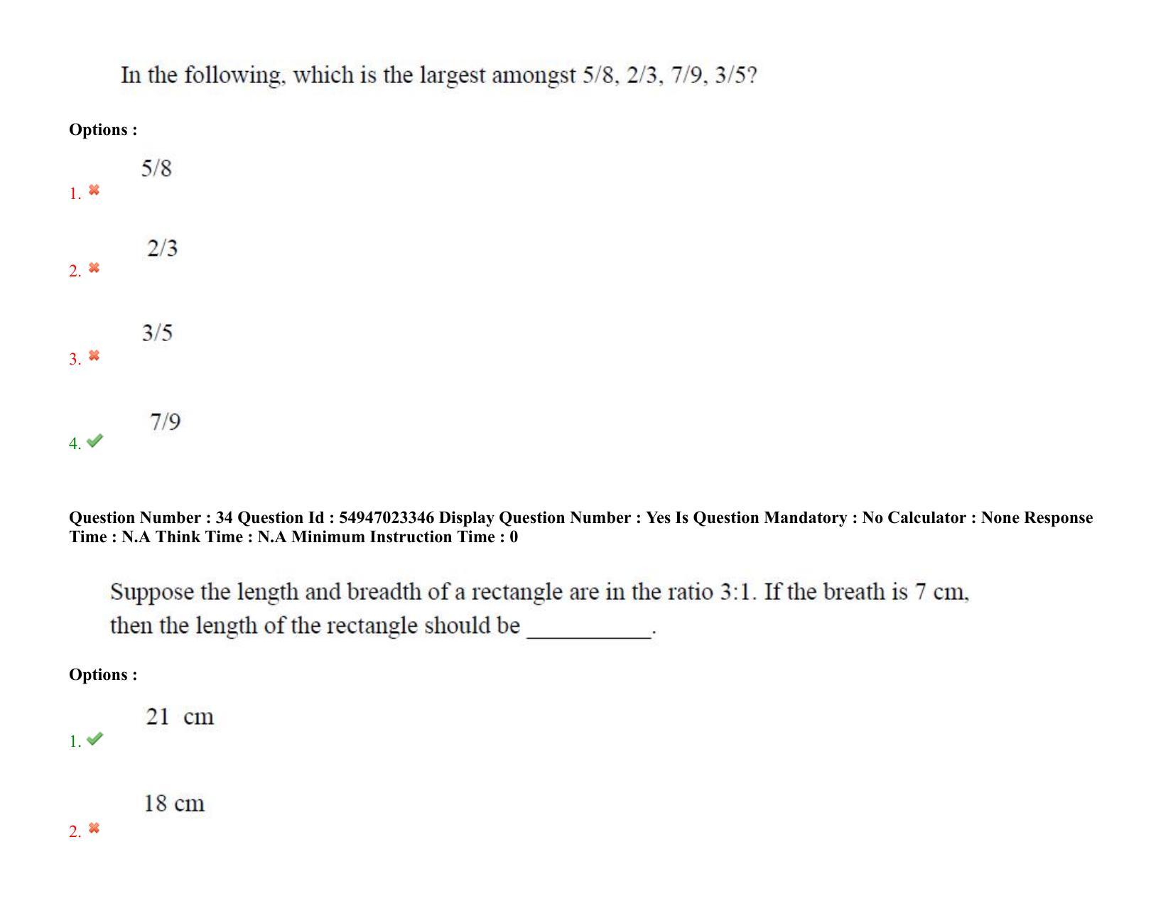 AP RCET 2022: Management - 17/10/2022 (Monday) Session-I Question Paper With keys - Page 25