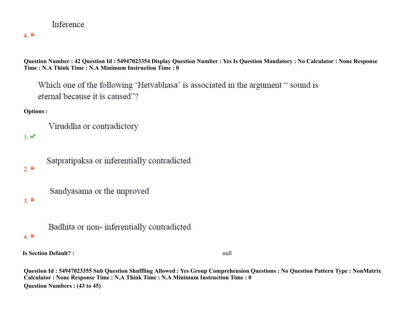 AP RCET 2022: Management - 17/10/2022 (Monday) Session-I Question Paper With keys - Page 31