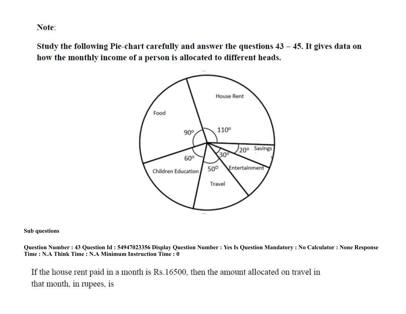 AP RCET 2022: Management - 17/10/2022 (Monday) Session-I Question Paper With keys - Page 32
