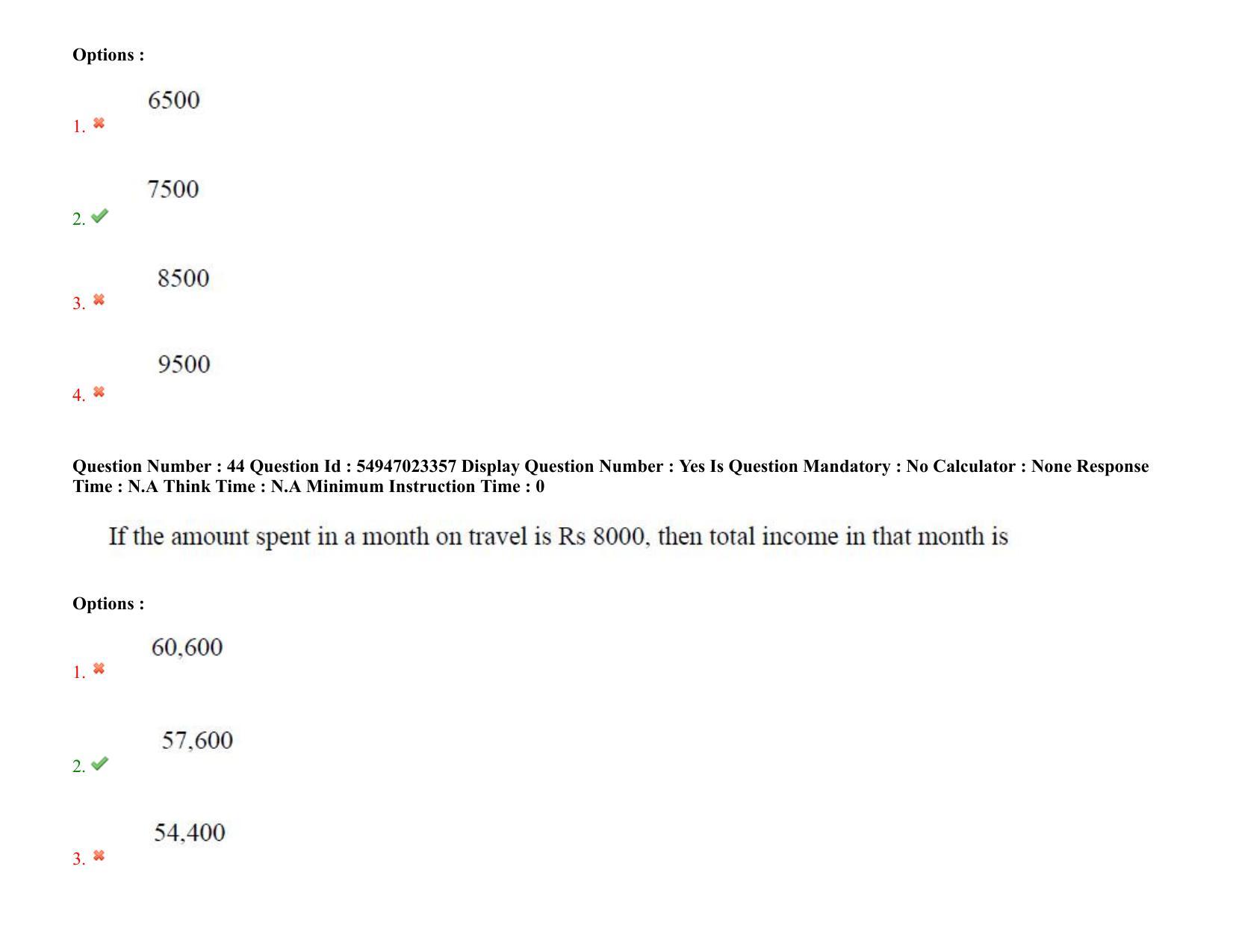 AP RCET 2022: Management - 17/10/2022 (Monday) Session-I Question Paper With keys - Page 33