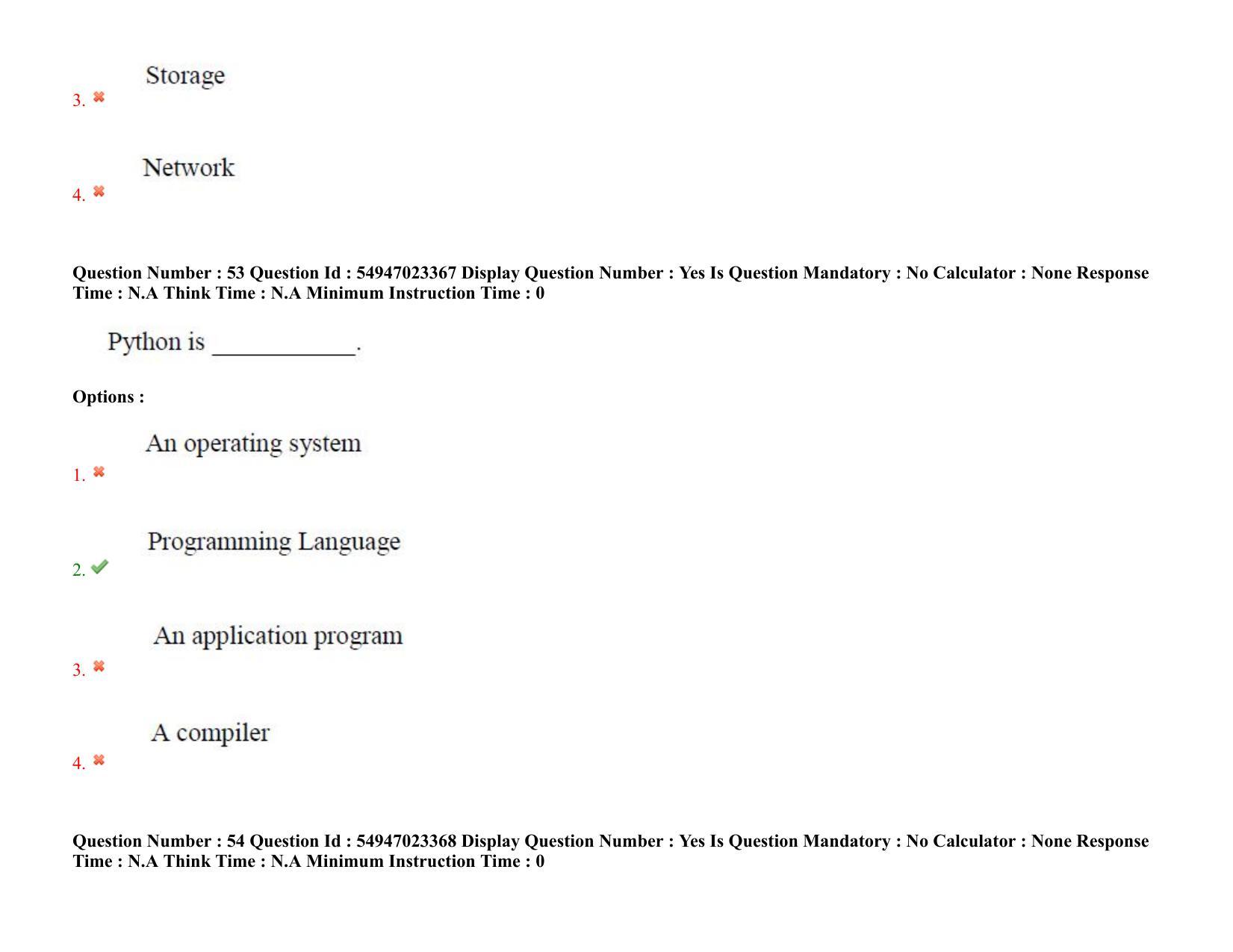 AP RCET 2022: Management - 17/10/2022 (Monday) Session-I Question Paper With keys - Page 40