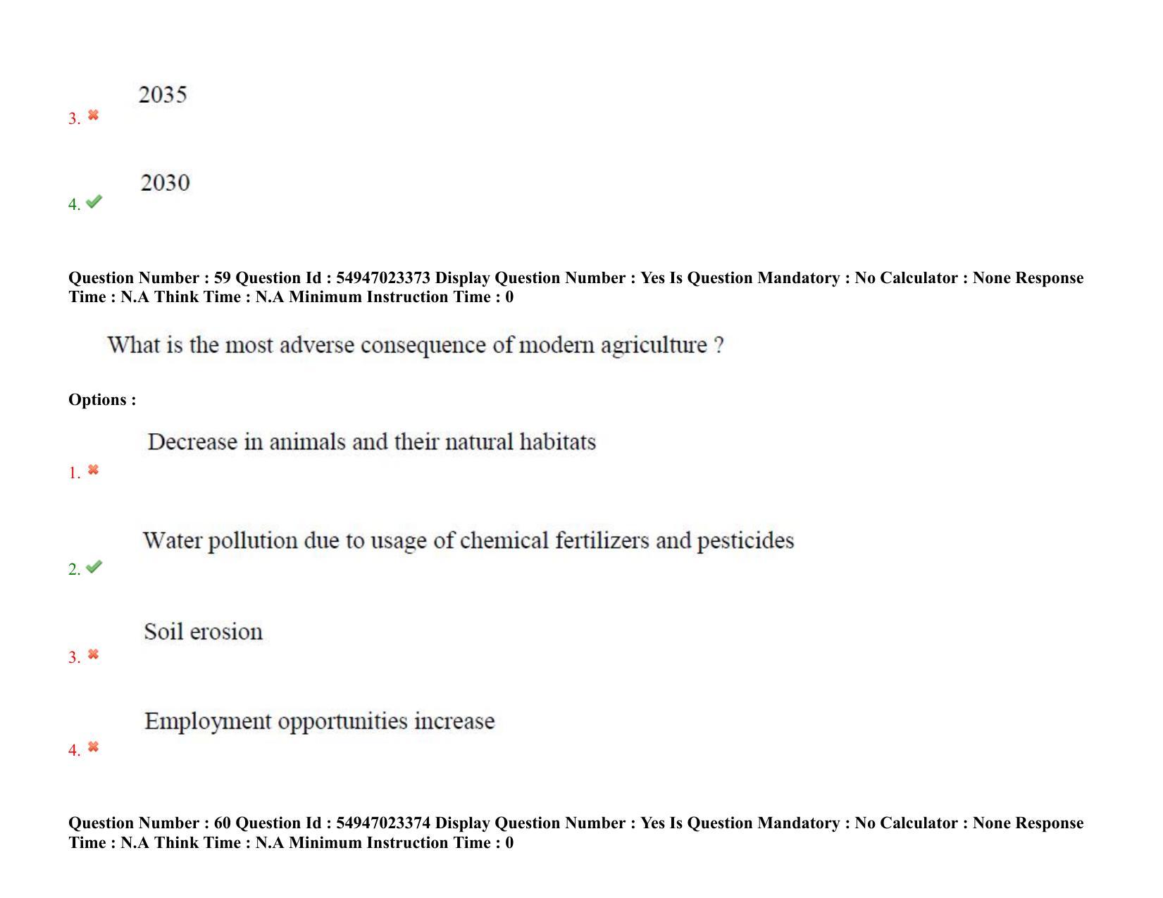 AP RCET 2022: Management - 17/10/2022 (Monday) Session-I Question Paper With keys - Page 44