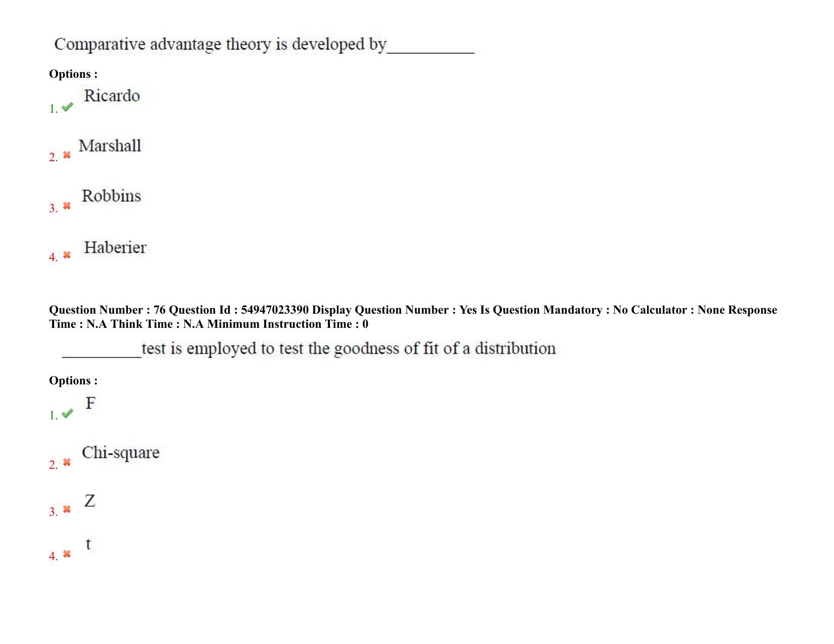 AP RCET 2022: Management - 17/10/2022 (Monday) Session-I Question Paper With keys - Page 55