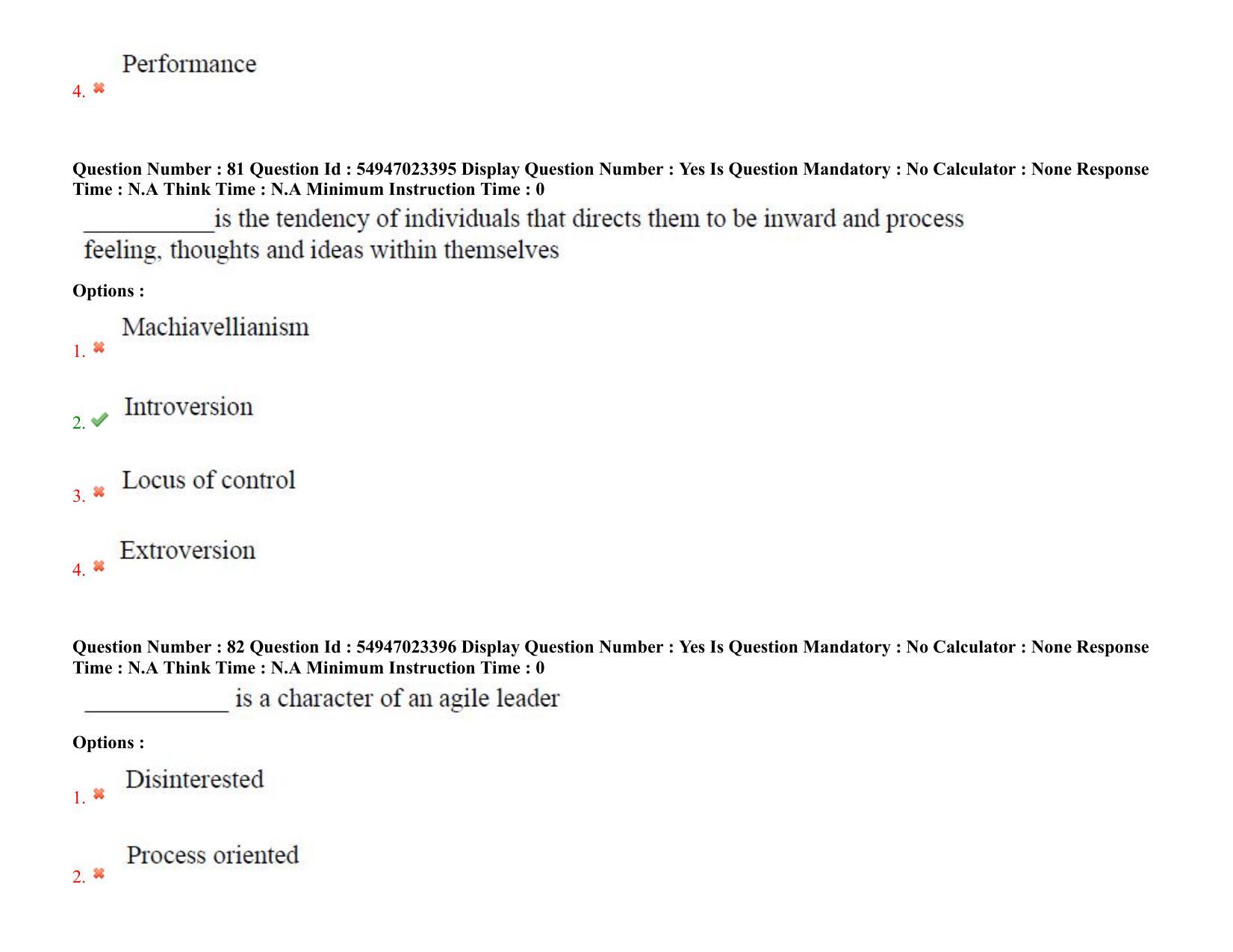 AP RCET 2022: Management - 17/10/2022 (Monday) Session-I Question Paper With keys - Page 58