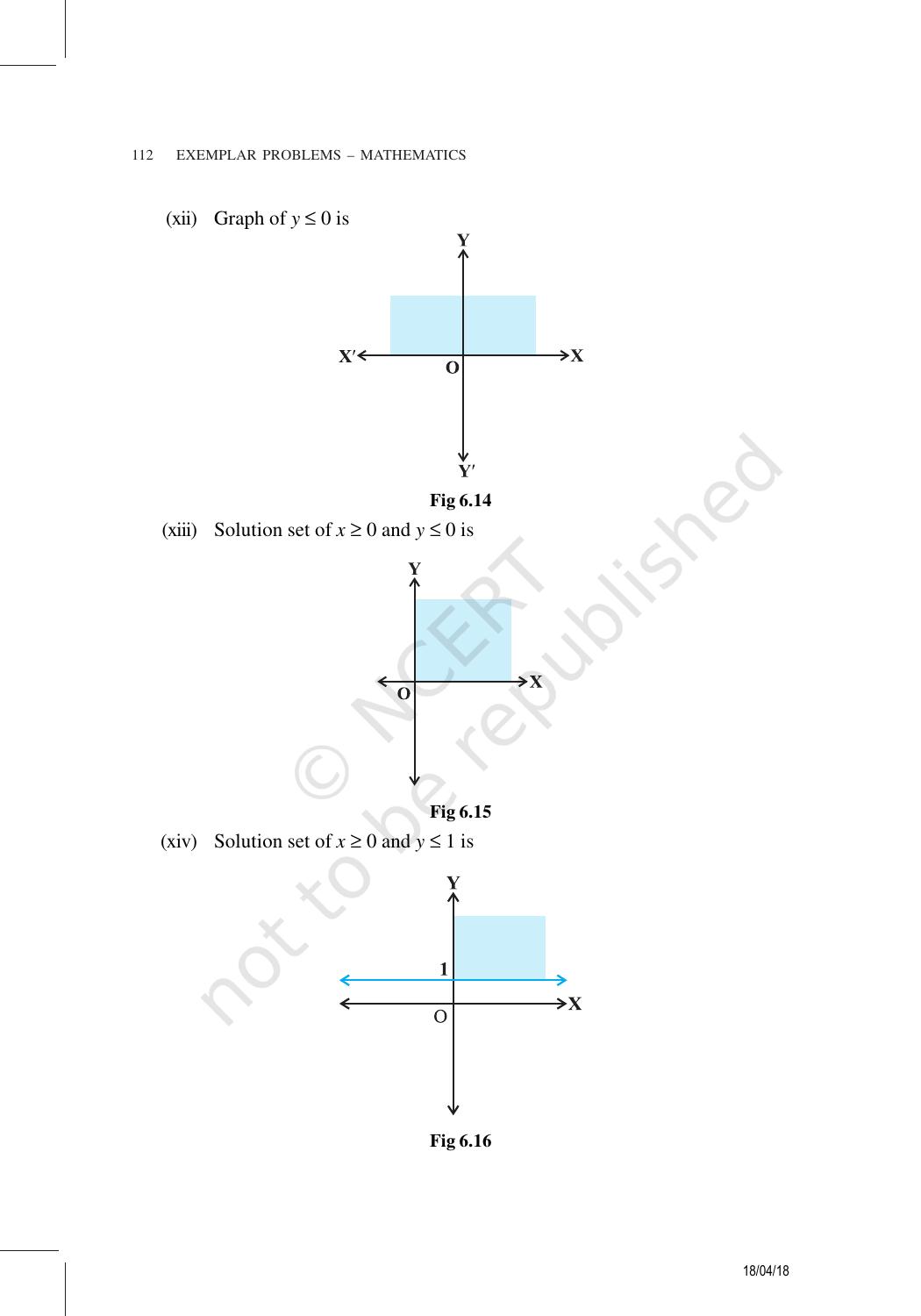 NCERT Exemplar Book for Class 11 Maths: Chapter 6 Linear Inequalities - Page 15