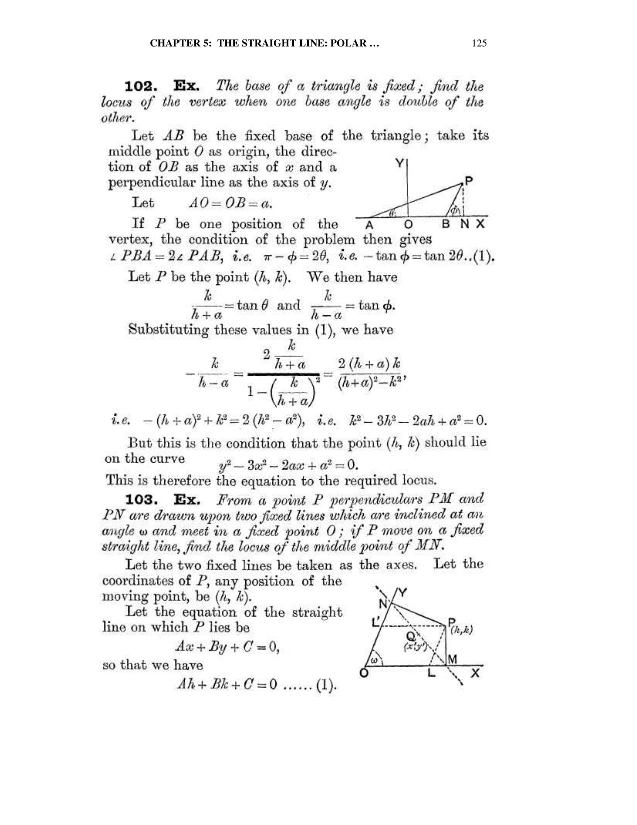 Chapter 5: The Straight Line (Continued) - SL Loney Solutions: The Elements of Coordinate Geometry - Page 29