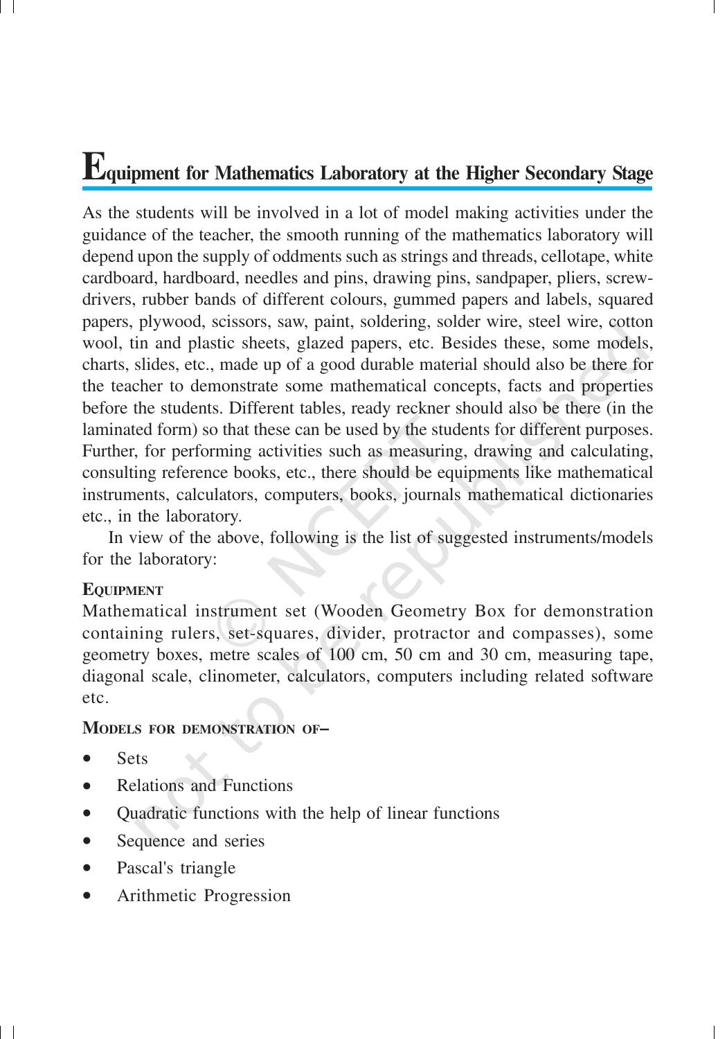 NCERT Laboratory Manuals for Class XI Mathematics - Activities (1 to 10) - Page 7