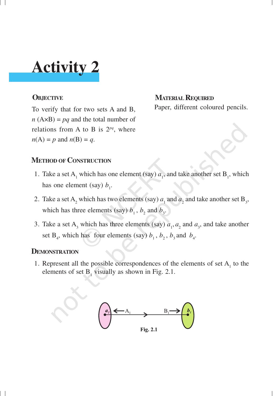 NCERT Laboratory Manuals for Class XI Mathematics - Activities (1 to 10) - Page 13